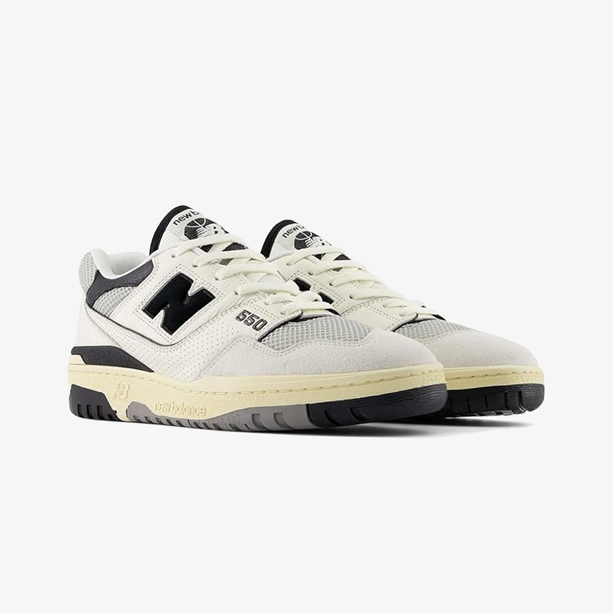 New Balance | BB550 { WHITE/GREY - Image 3