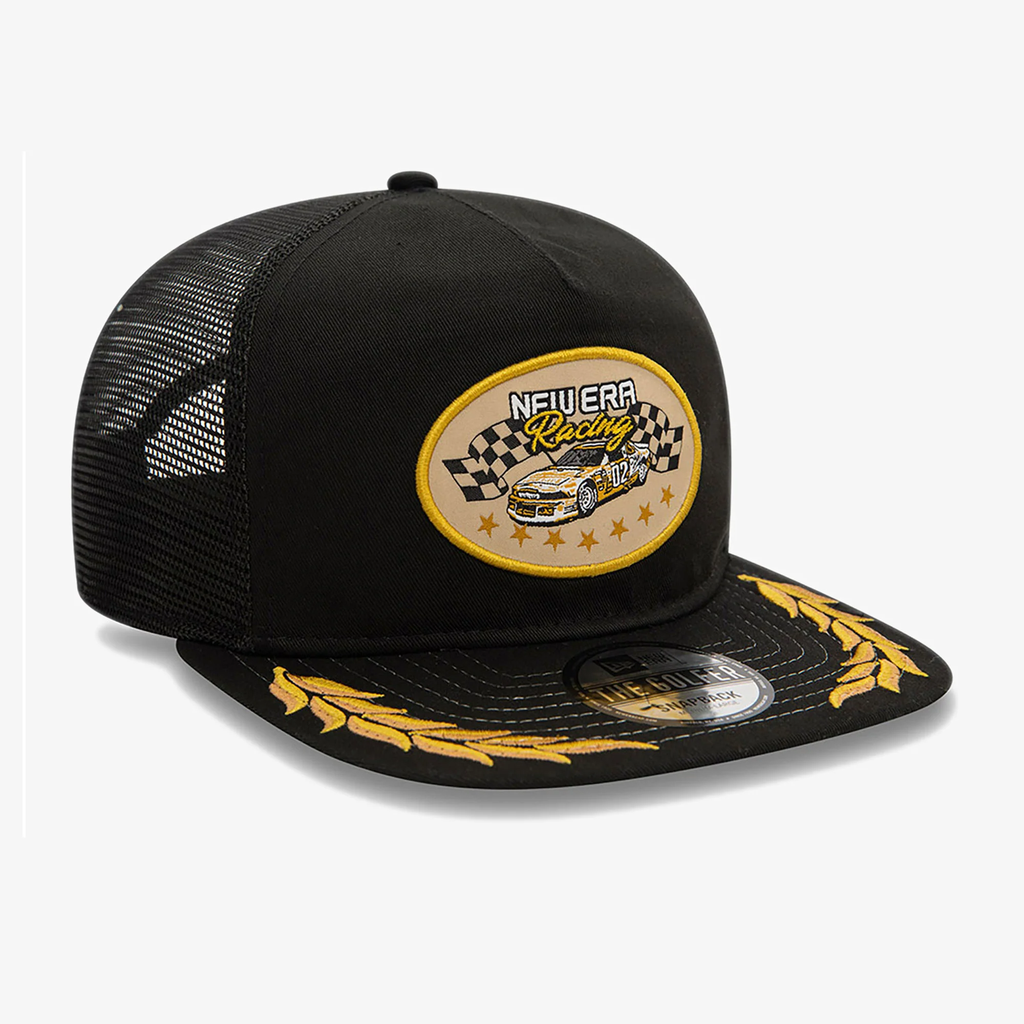 NEW ERA | MOTORSPORT GOLFER CAP { BLACK - Image 2