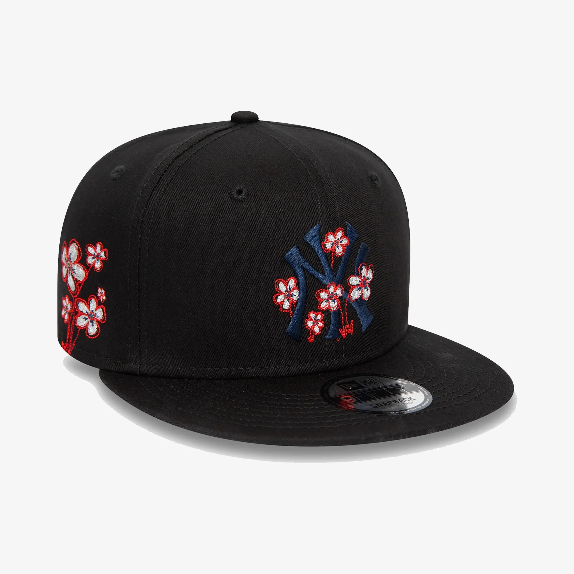 New Era | NEW YORK YANKEES MLB FLOWER GRAPHIC 9FIFTY SNAPBACK { BLACK
