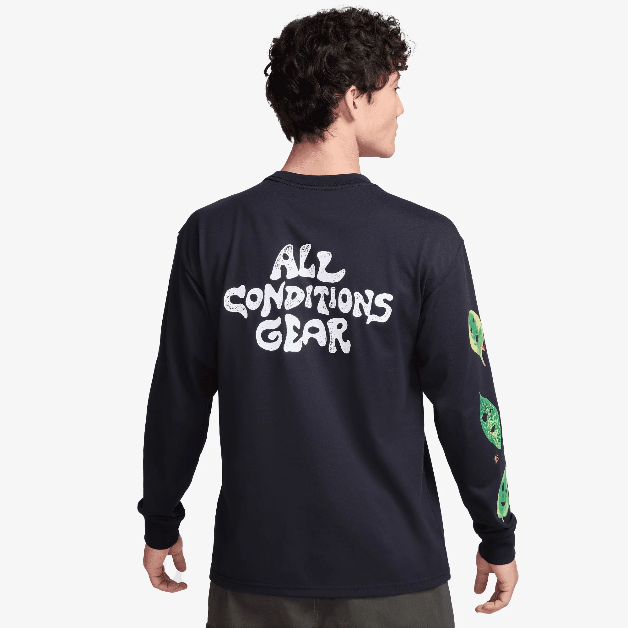 NIKE | ACG LONG-SLEEVE T-SHIRT { BLACK - Image 2