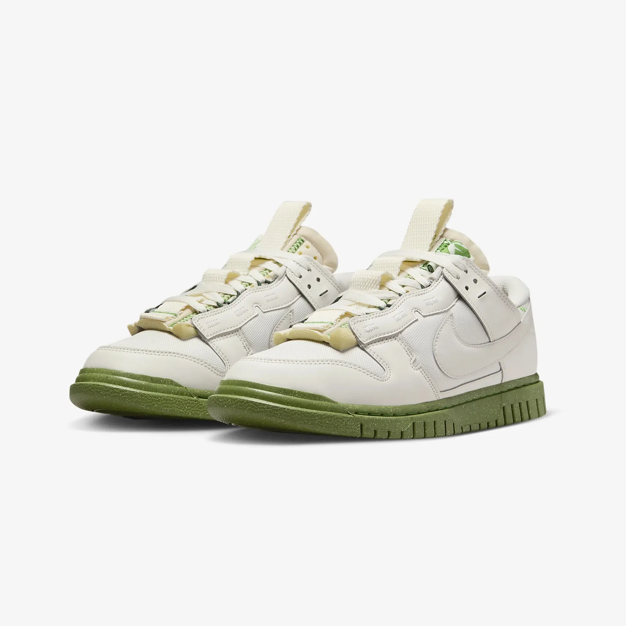 Nike | AIR DUNK LOW JUMBO { PHANTOM/CHLOROPHYII/EARTH/PHANTOM - Image 3