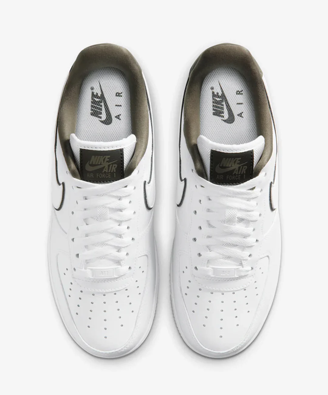 Nike | AIR FORCE 1 '07 ESSENTIAL { WHITE/SEQUOIA-MEDIUM OLIVE - Image 2