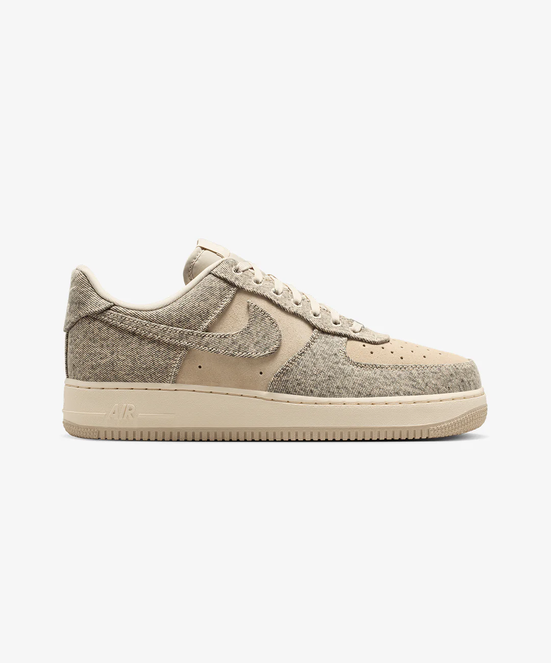 Nike | AIR FORCE 1 '07 LV8 "DENIM" { DESERT KHAKI/DESERT KHAKI-LT KHAKI