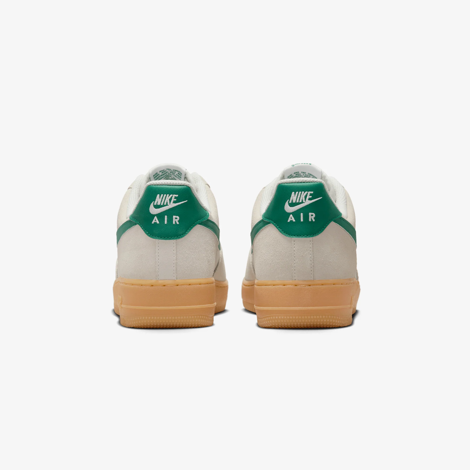 NIKE | AIR FORCE 1 '07 LV8 { PHANTOM/MALACHITE-GUM YELLOW - Image 4