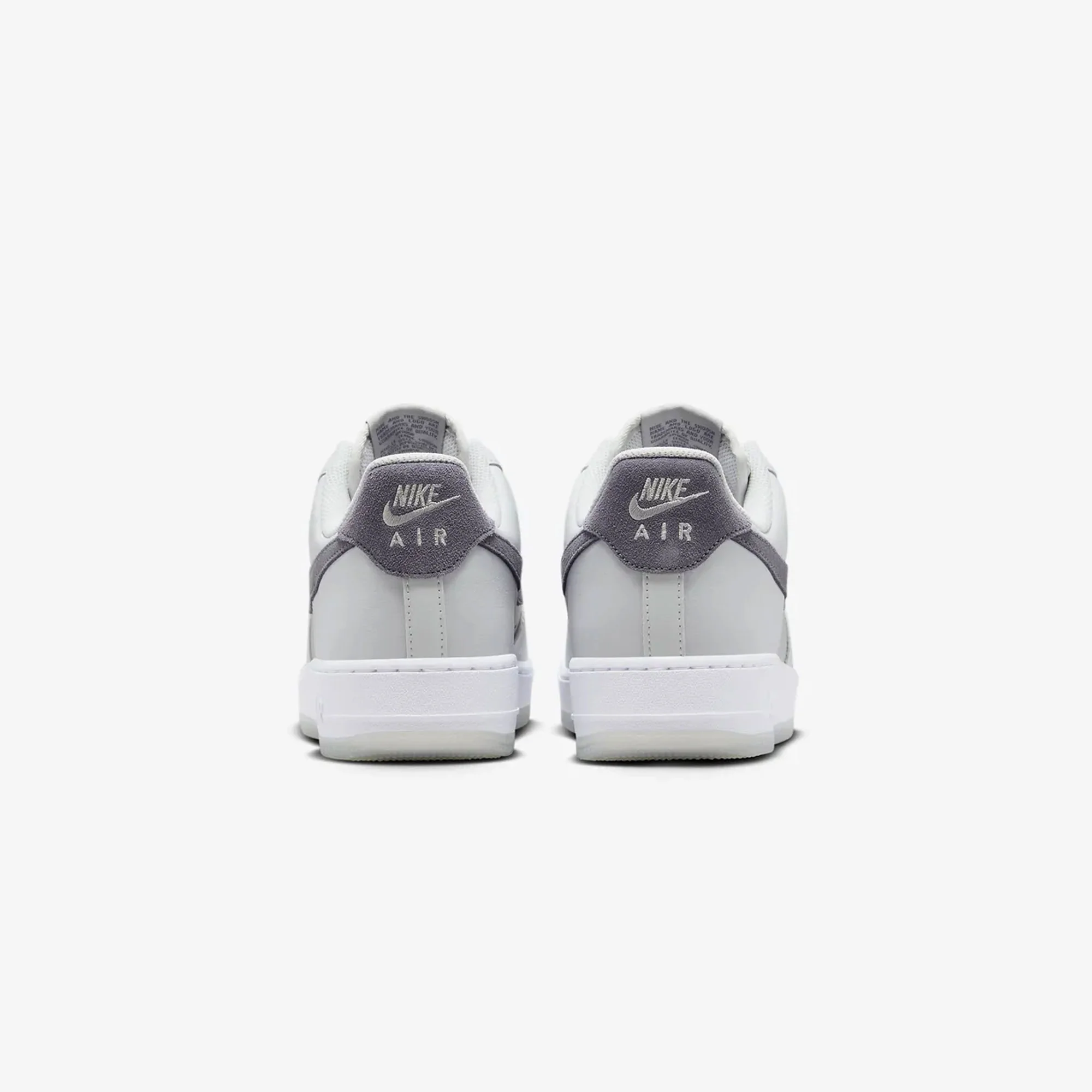 NIKE | AIR FORCE 1 '07 LV8 { PURE PLATINUM/LIGHT CARBON-WOLF GREY - Image 3