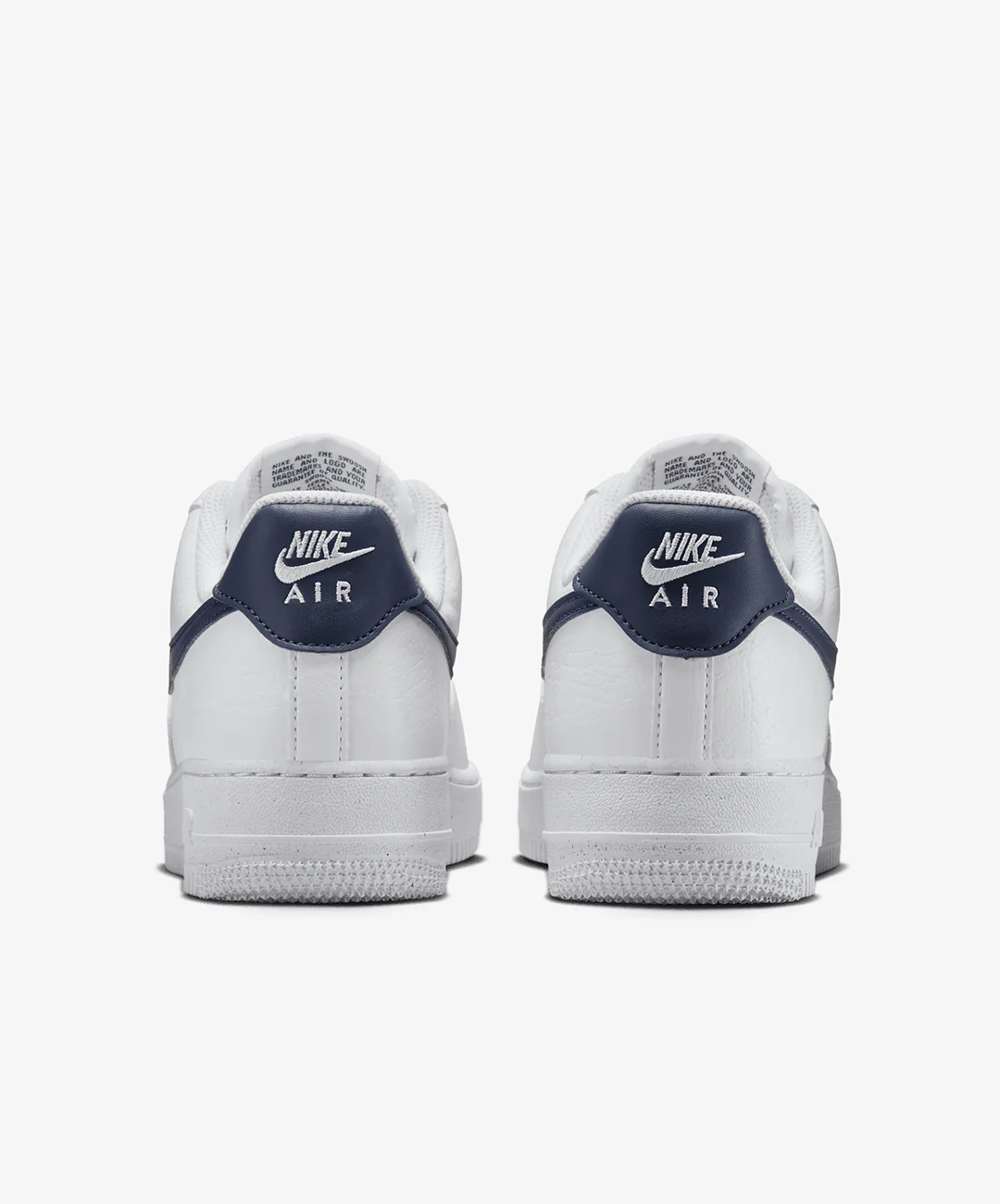 NIKE | AIR FORCE 1 '07 NEXT NATURE { WHITE/MIDNIGHT NAVY-WHITE - Image 4