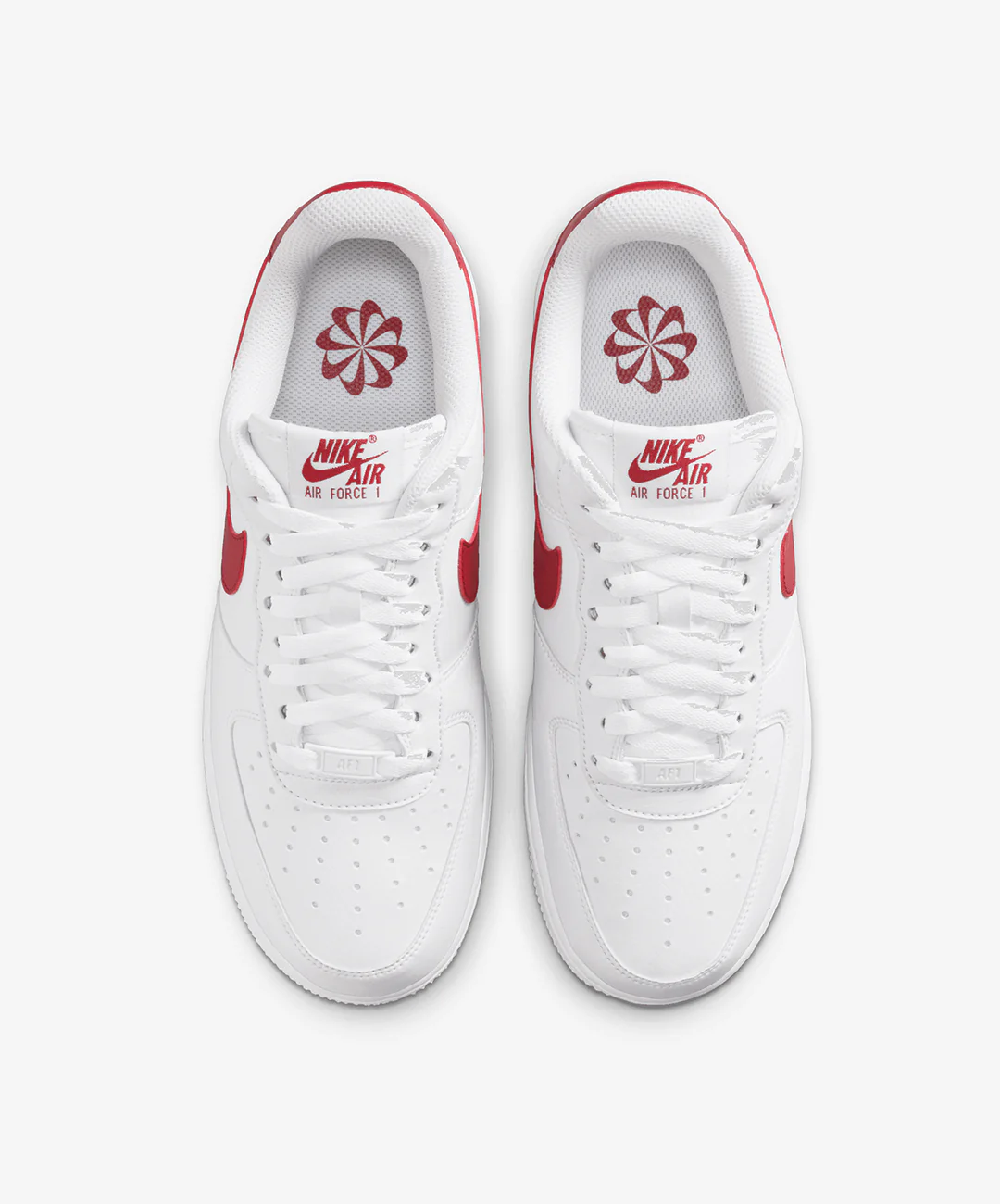Nike | AIR FORCE 1 '07 NEXT NATURE { WHITE/TEAM CRIMSON - Image 2