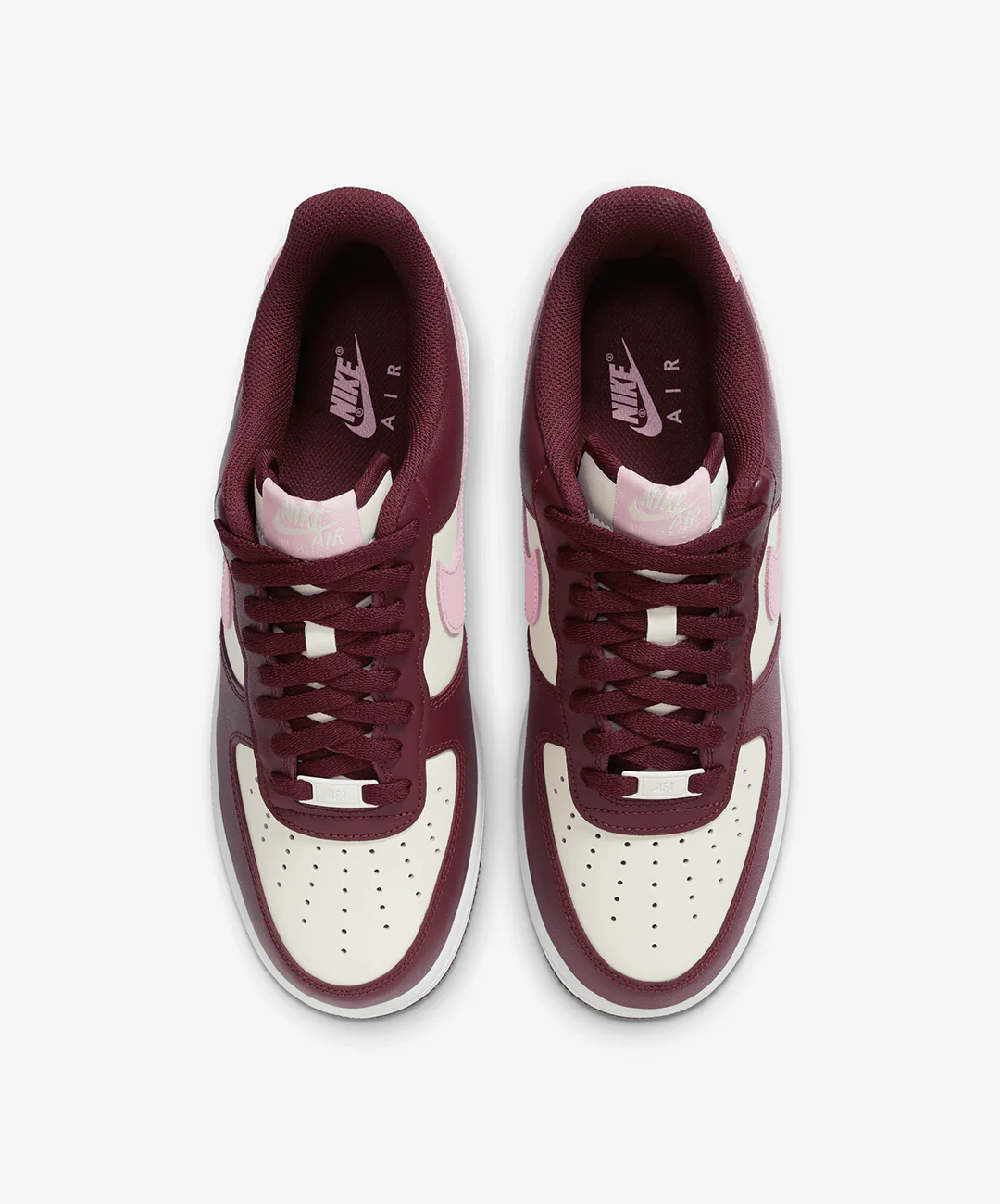 Nike | AIR FORCE 1 '07 { PALE IVORY/MED SOFT PINK-WHITE - Image 2