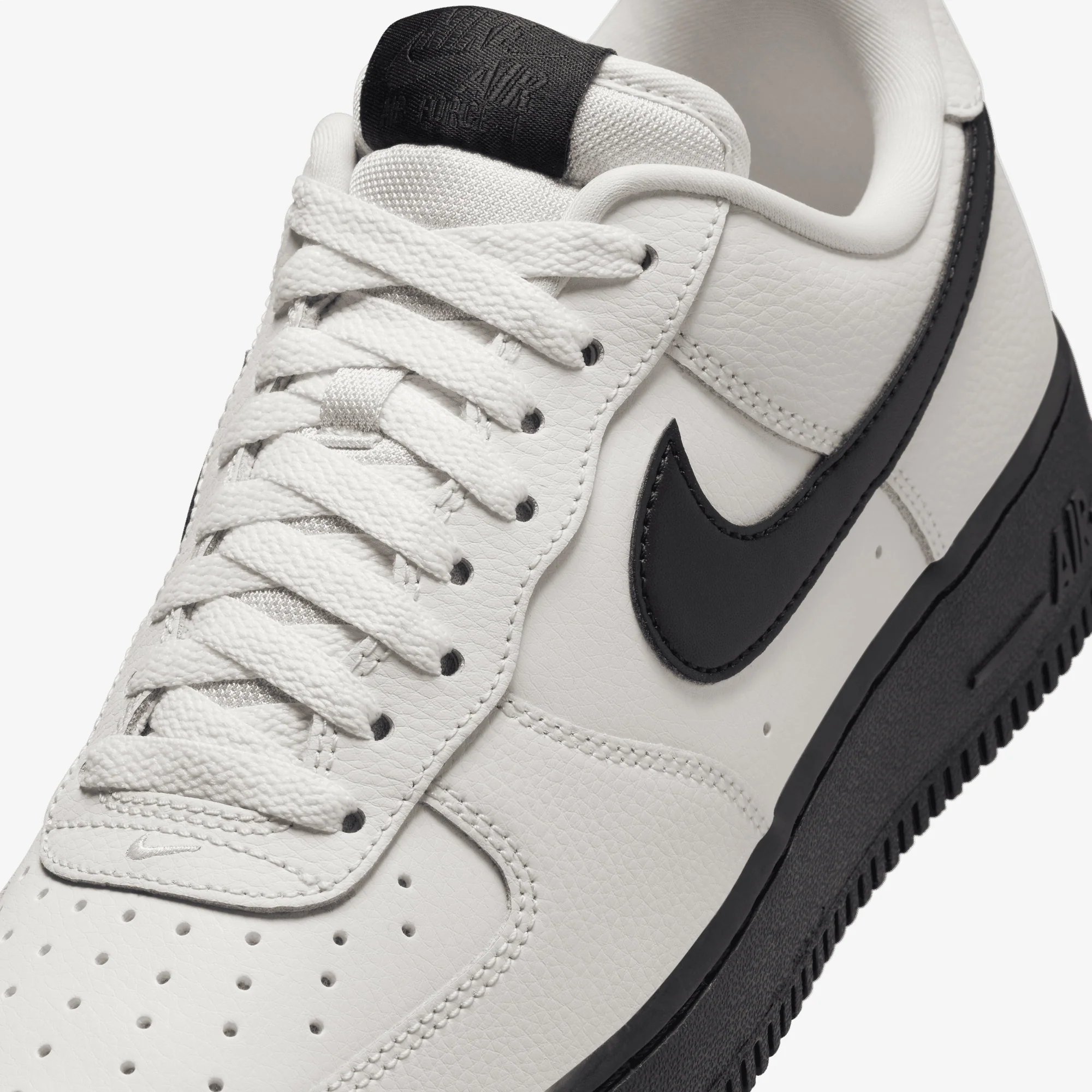 Nike | AIR FORCE 1 '07 { PHANTOM/BLACK-CEMENT GREY - Image 5