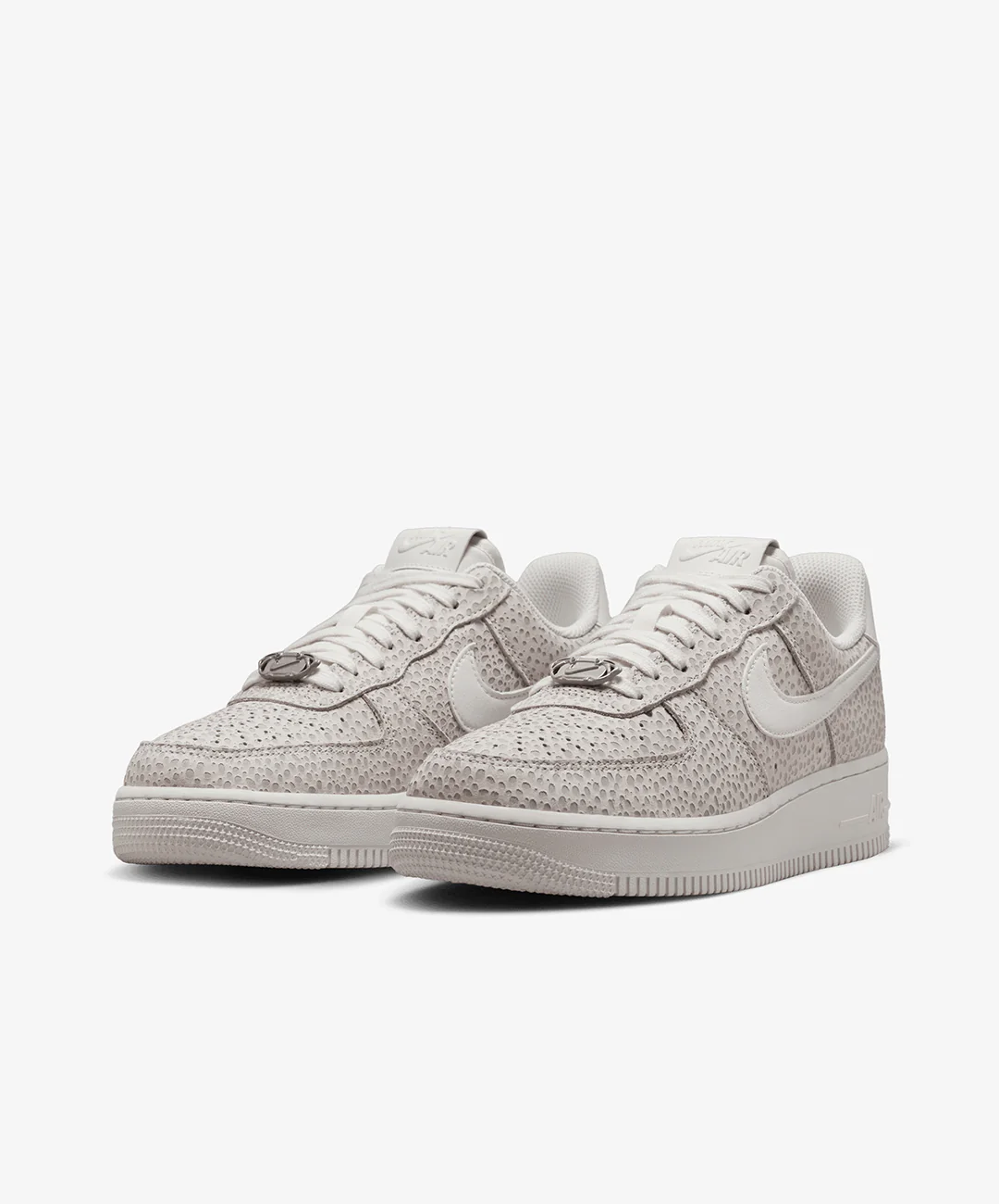 Nike | AIR FORCE 1 '07 PREMIUM { PHANTOM/METALLIC SILVER-SAIL - Image 3