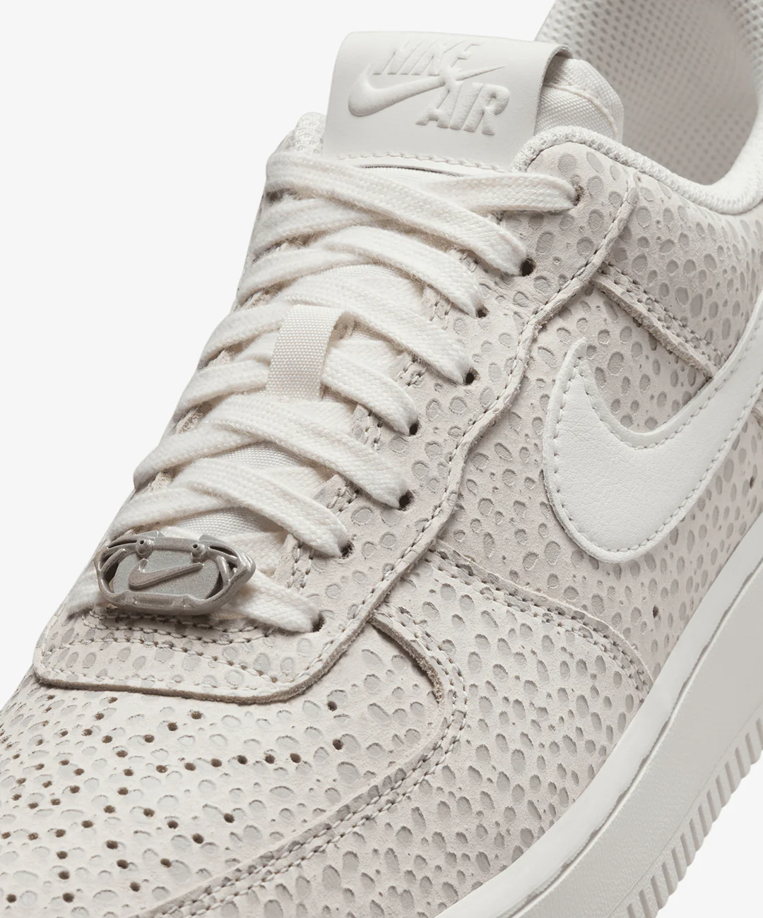 Nike | AIR FORCE 1 '07 PREMIUM { PHANTOM/METALLIC SILVER-SAIL - Image 5