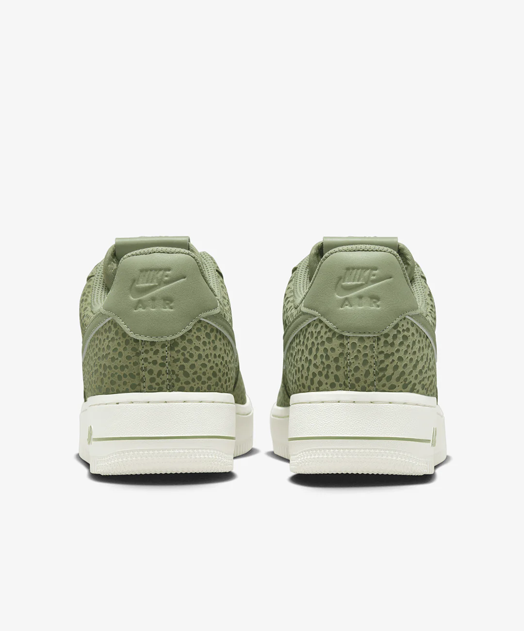 Nike | AIR FORCE 1 '07 PREMIUM { SESAME/OIL GREEN-LIGHT BONE - Image 4