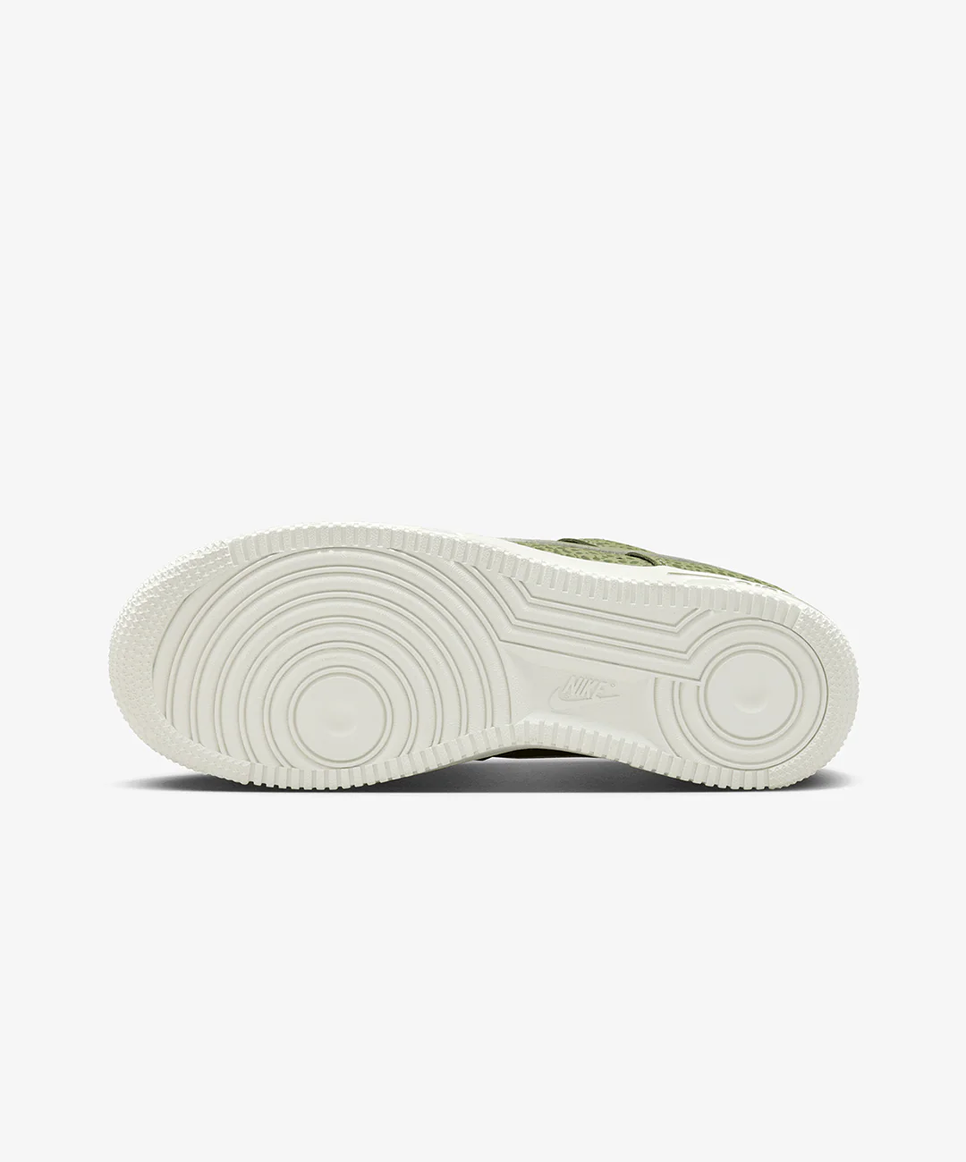 Nike | AIR FORCE 1 '07 PREMIUM { SESAME/OIL GREEN-LIGHT BONE - Image 6