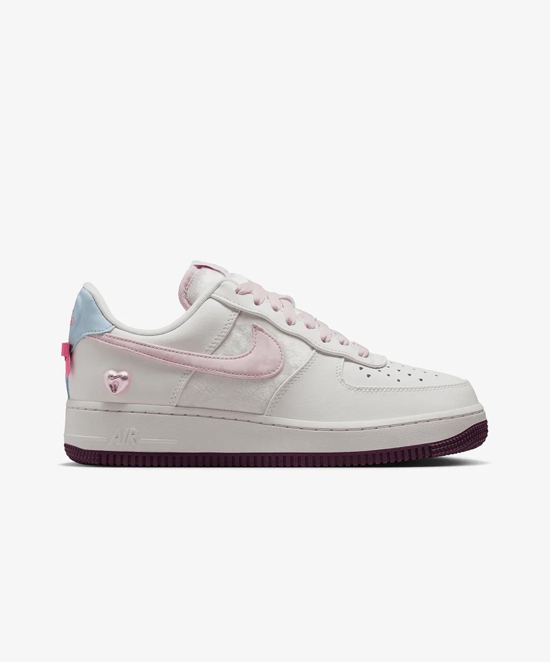 Nike | AIR FORCE 1 '07 { SAIL/SILT RED-SAIL-LT ARMORY BLUE