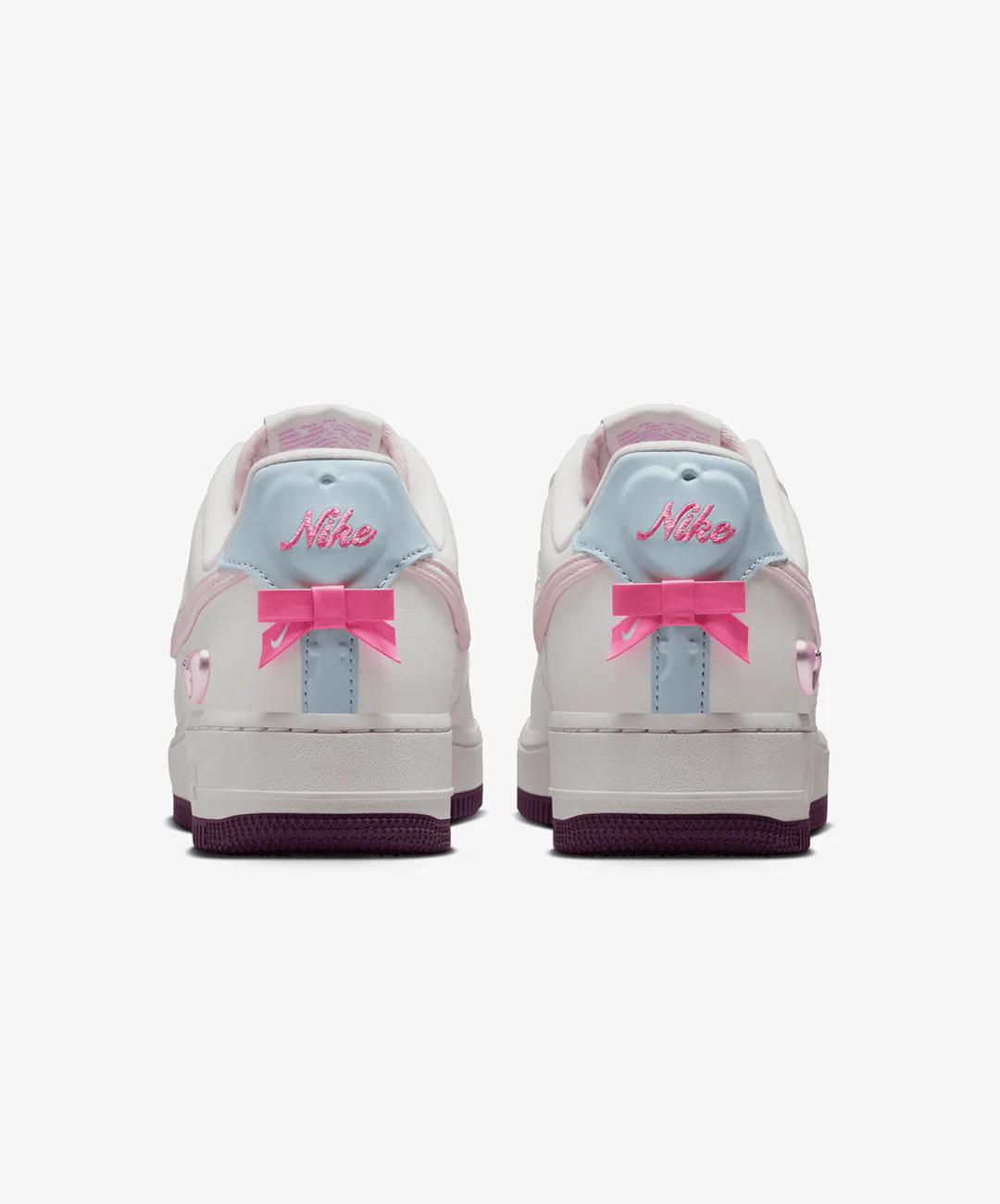 Nike | AIR FORCE 1 '07 { SAIL/SILT RED-SAIL-LT ARMORY BLUE - Image 6