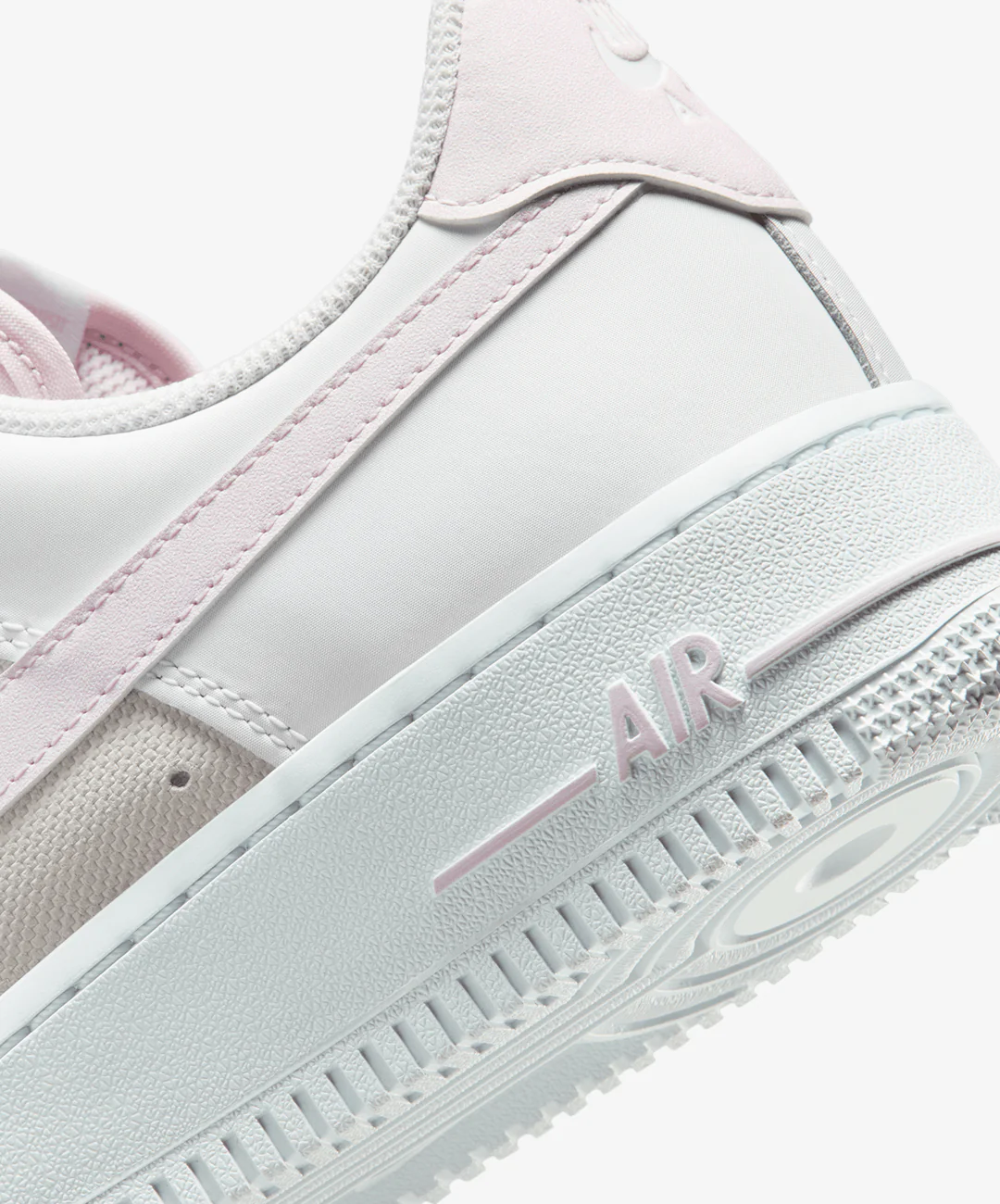 Nike | AIR FORCE 1 '07 SE { WHITE/BLEACHED LILAC-METALLIC SILVER - Image 6