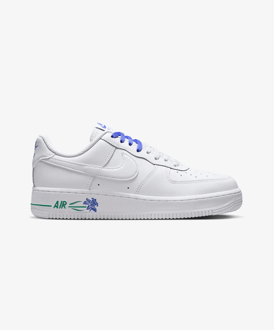 Nike | AIR FORCE 1 '07 SE { WHITE/WHITE-PERSIAN VIOLET-STADIUM GREEN