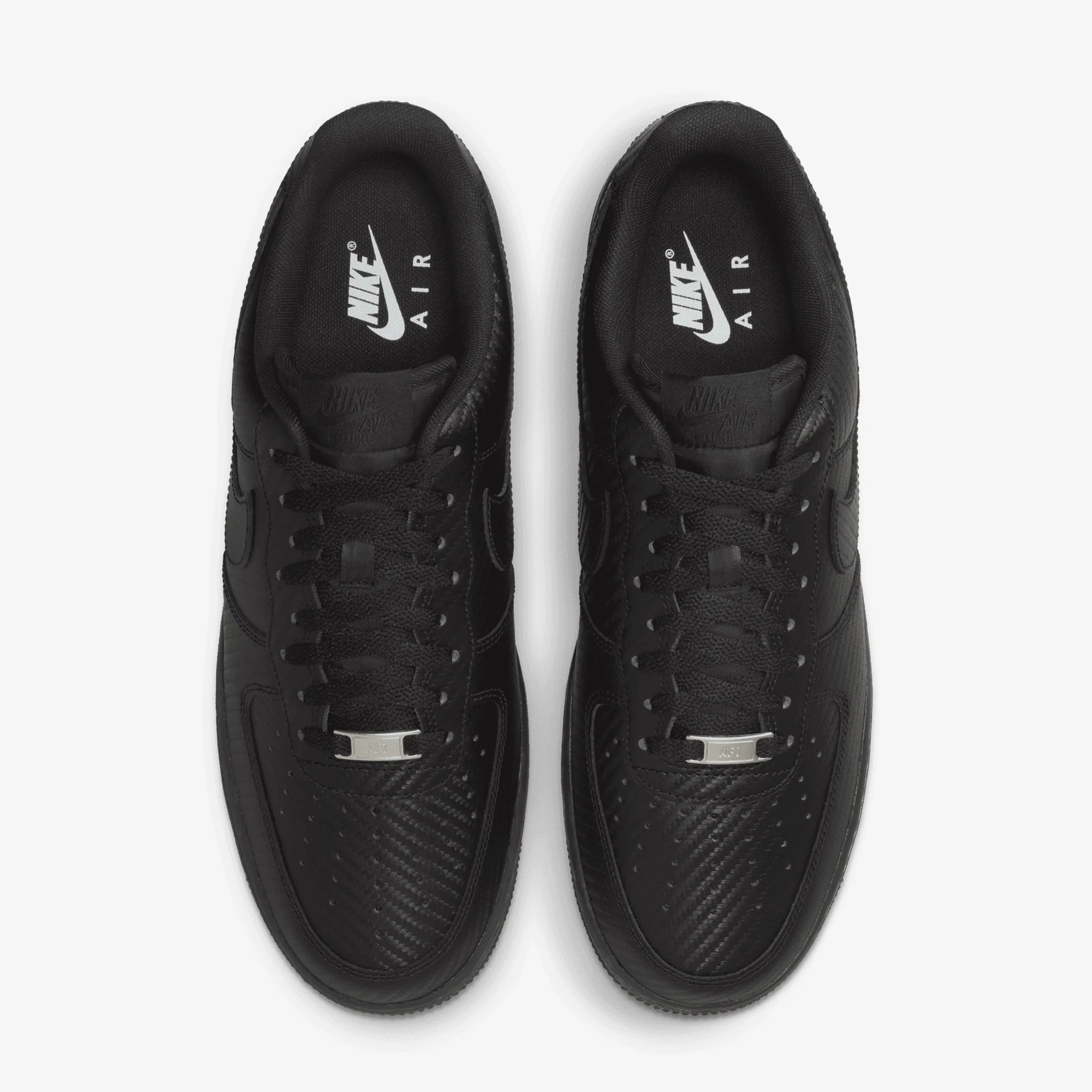 NIKE | AIR FORCE 1 '07 TEXTURE { BLACK/BLACK - Image 2
