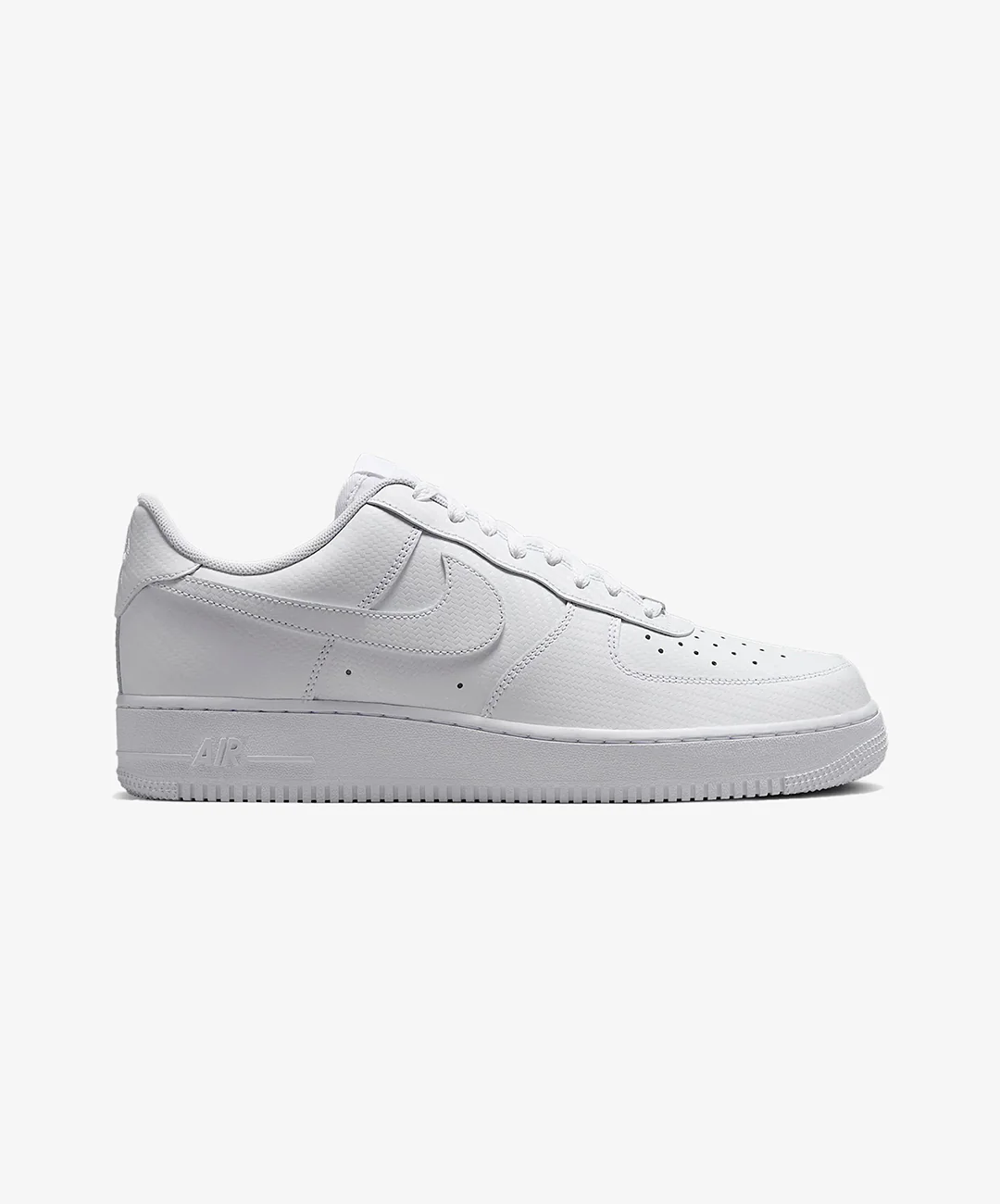 NIKE | AIR FORCE 1 '07 TEXTURE { WHITE/WHITE