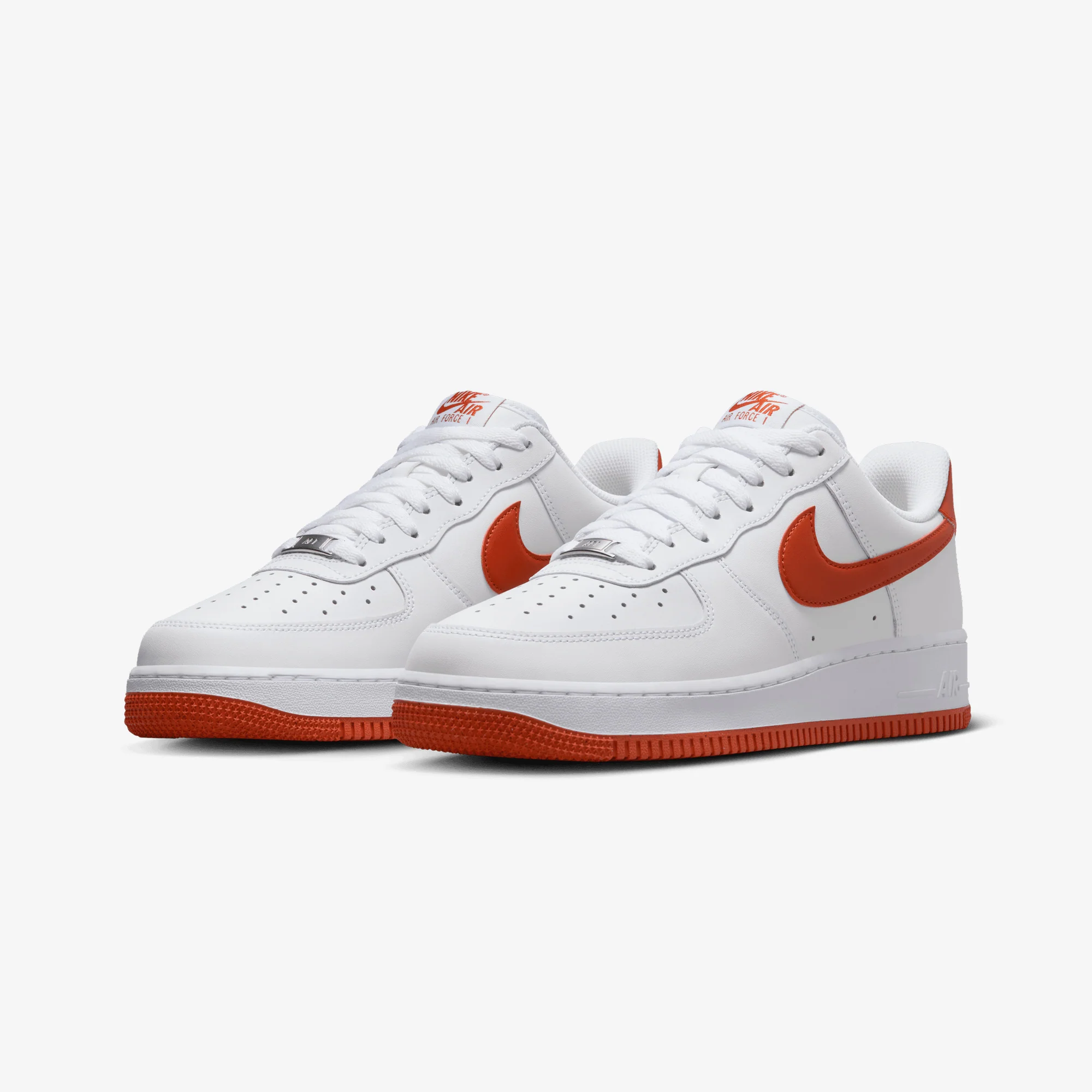 NIKE | AIR FORCE 1 '07 { WHITE/DRAGON RED-WHITE - Image 3