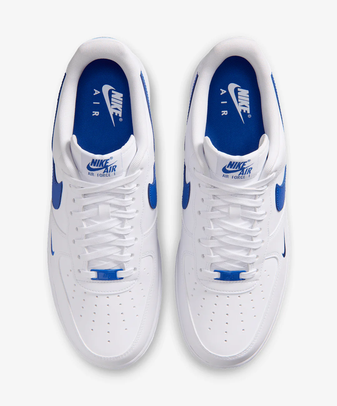 Nike | AIR FORCE 1 '07 { WHITE/GAME ROYAL - Image 2