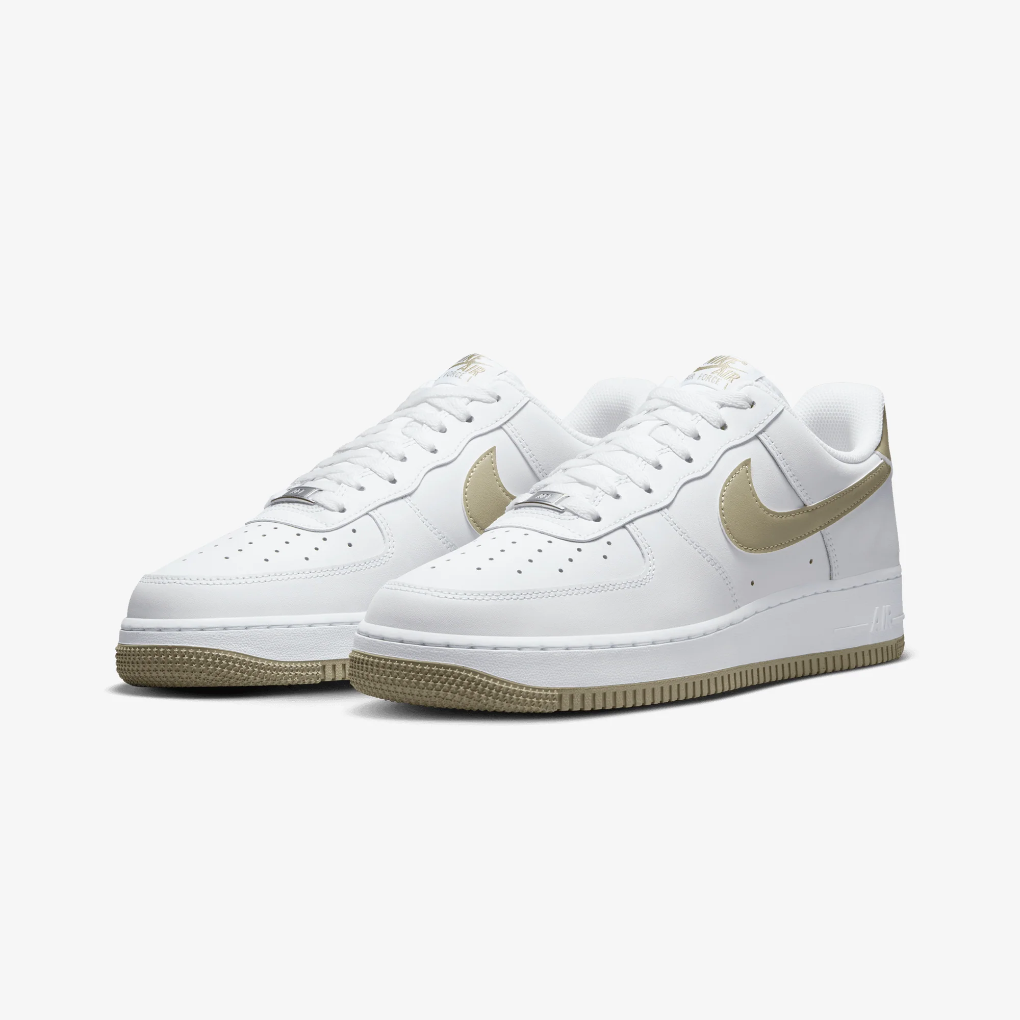 NIKE | AIR FORCE 1 '07 { WHITE/NEUTRAL OLIVE - Image 3