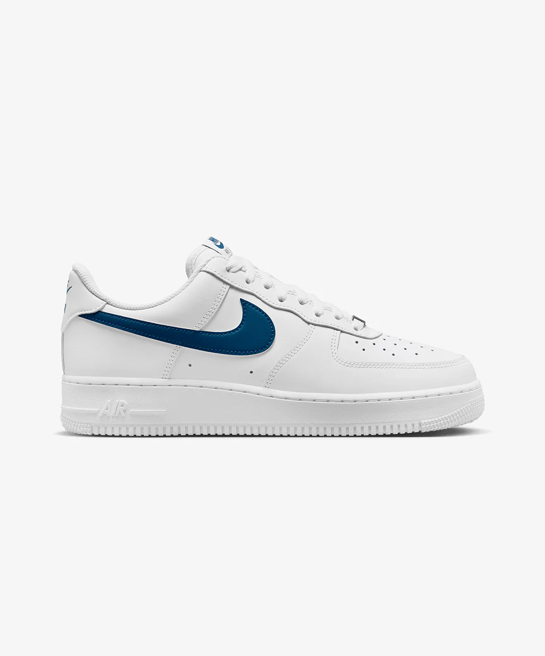 Nike | AIR FORCE 1 '07 { WHITE/WHITE/COURT BLUE