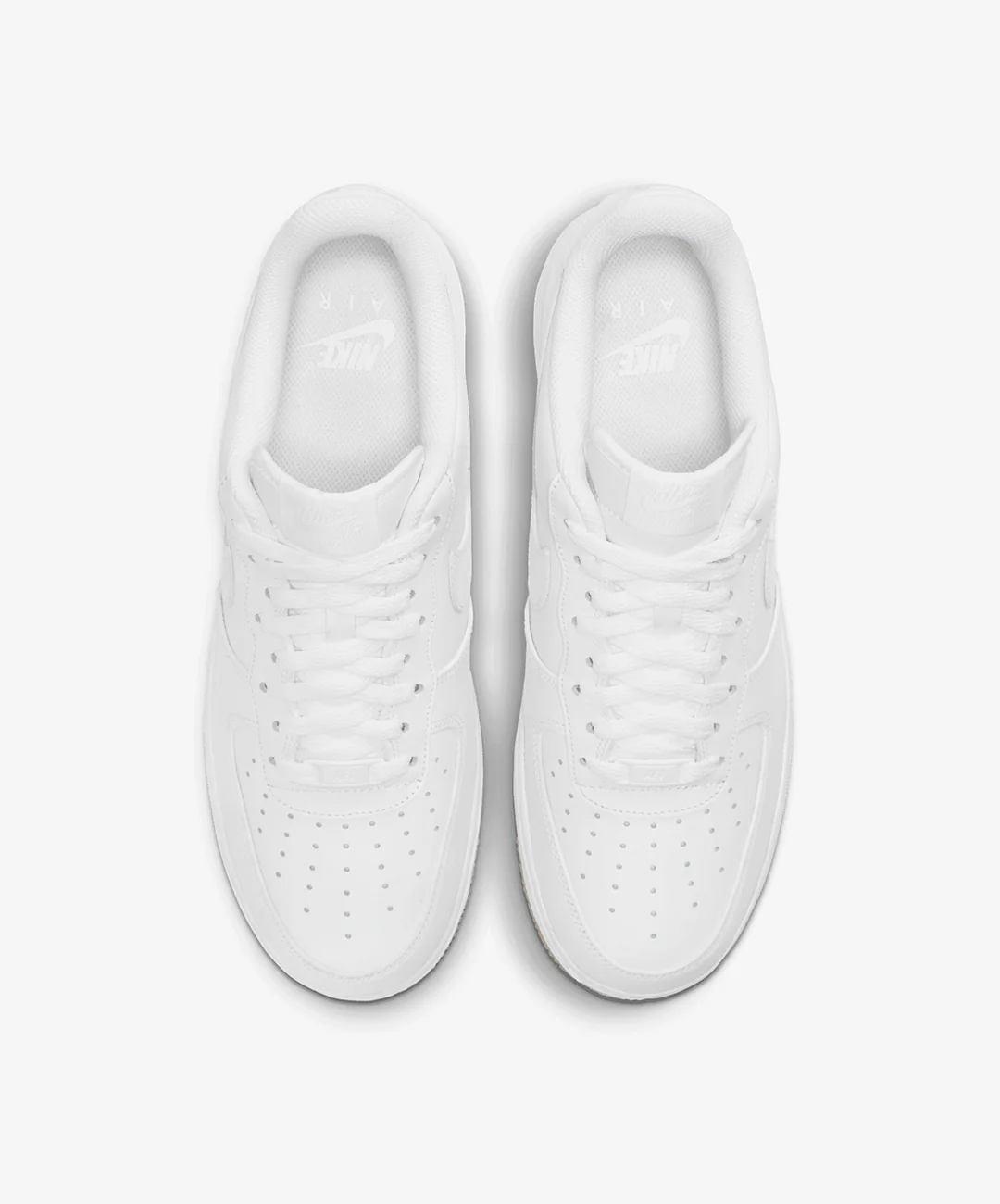 Nike | AIR FORCE 1 '07 { WHITE/WHITE-GUM LIGHT BROWN - Image 2