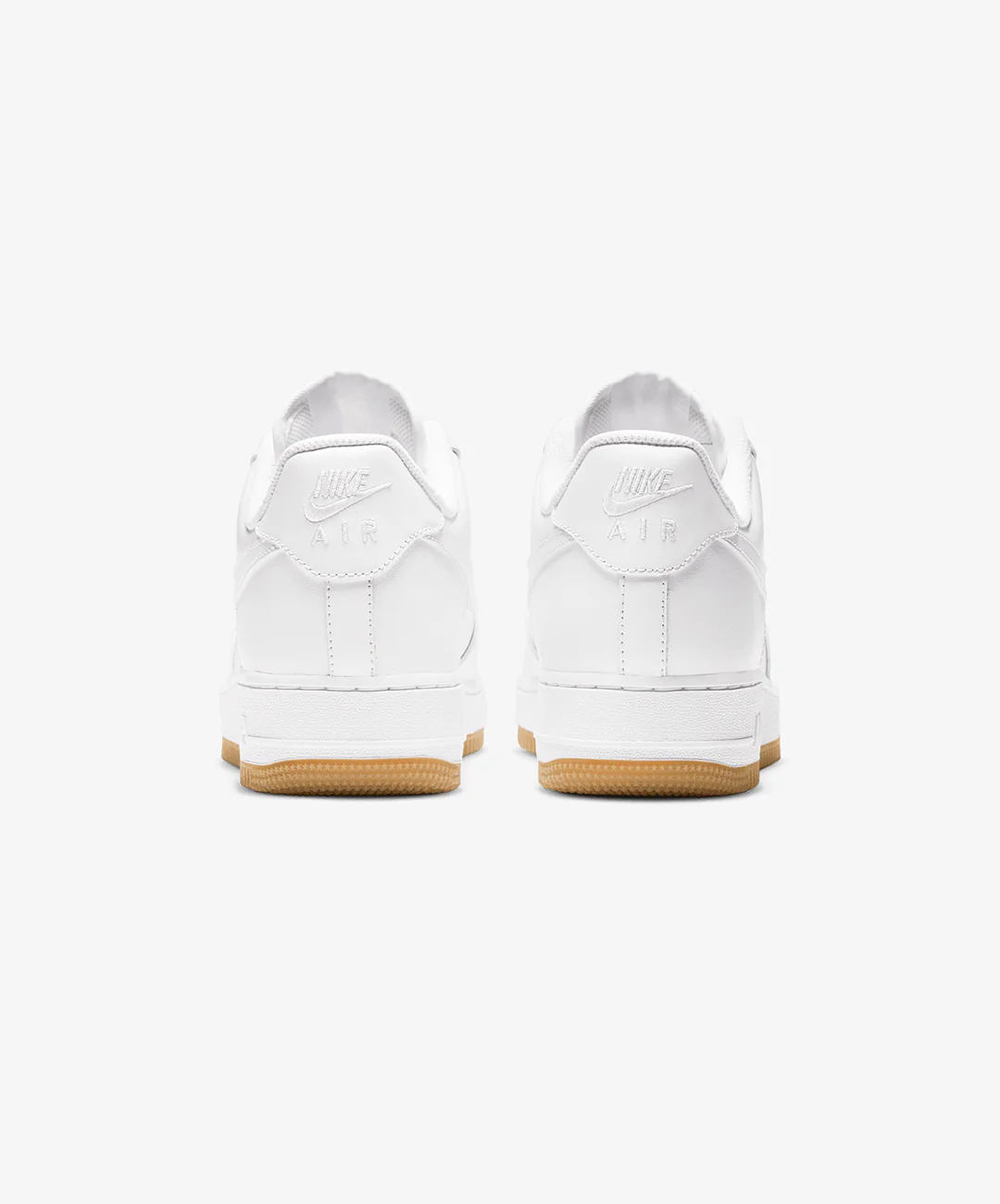 Nike | AIR FORCE 1 '07 { WHITE/WHITE-GUM LIGHT BROWN - Image 4