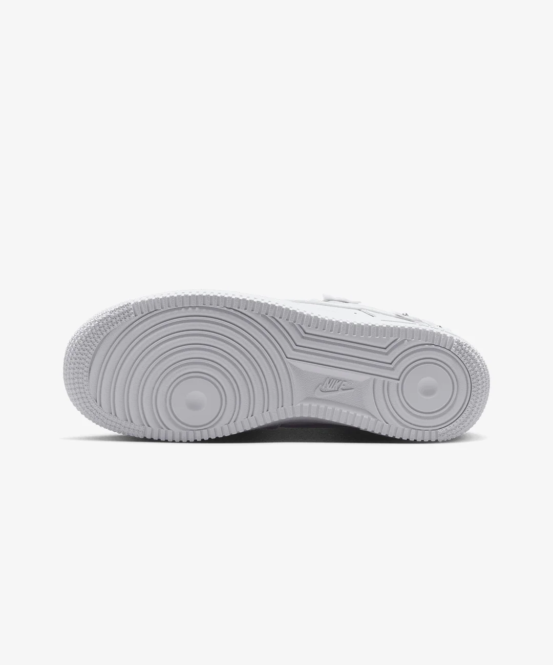 Nike | AIR FORCE 1 '07 { WHITE/WHITE-WOLF GREY-METALLIC SILVER - Image 7