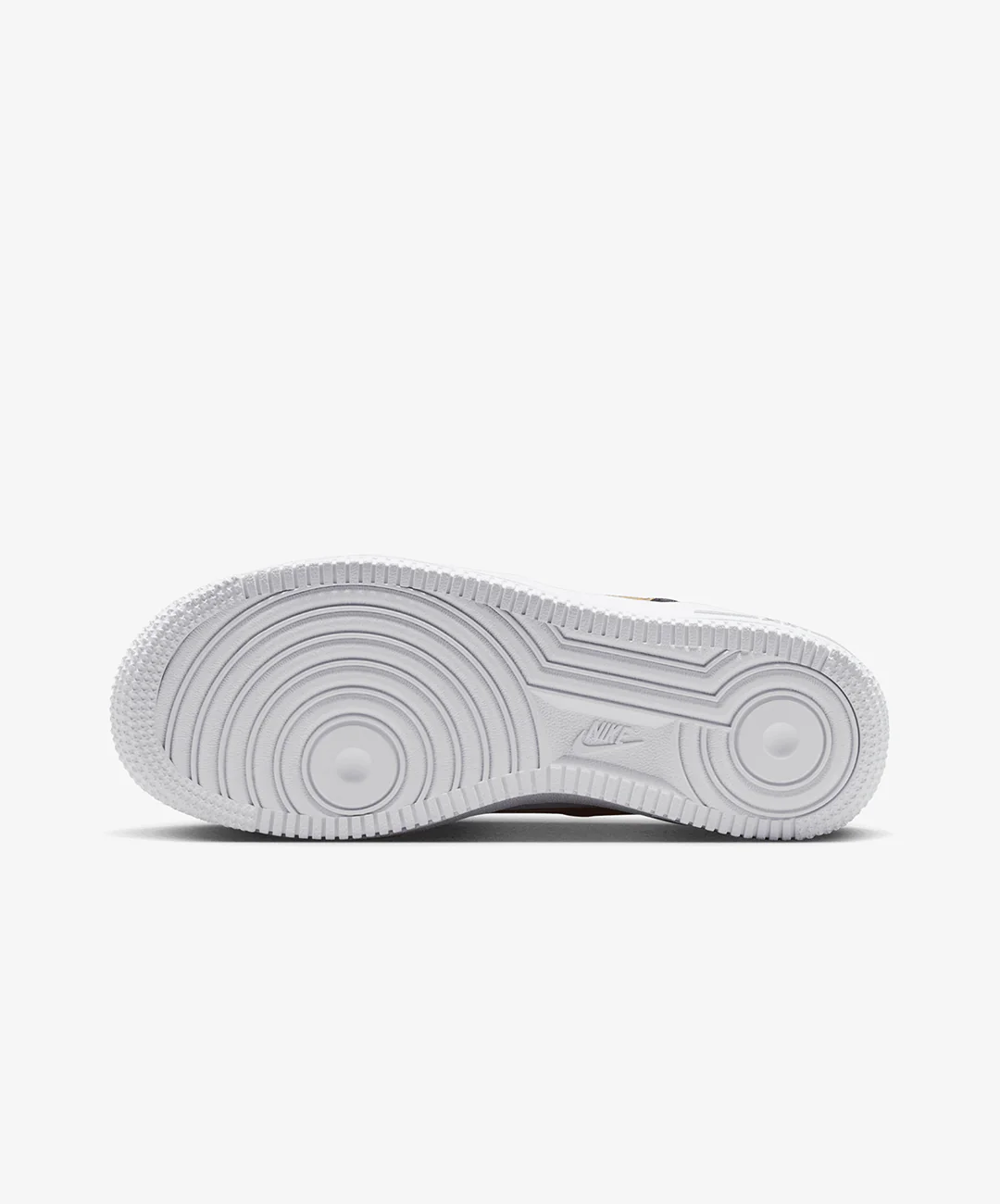 Nike | AIR FORCE 1 (GS) { BLACK/METALLIC GOLD-BLACK-WHITE - Image 6