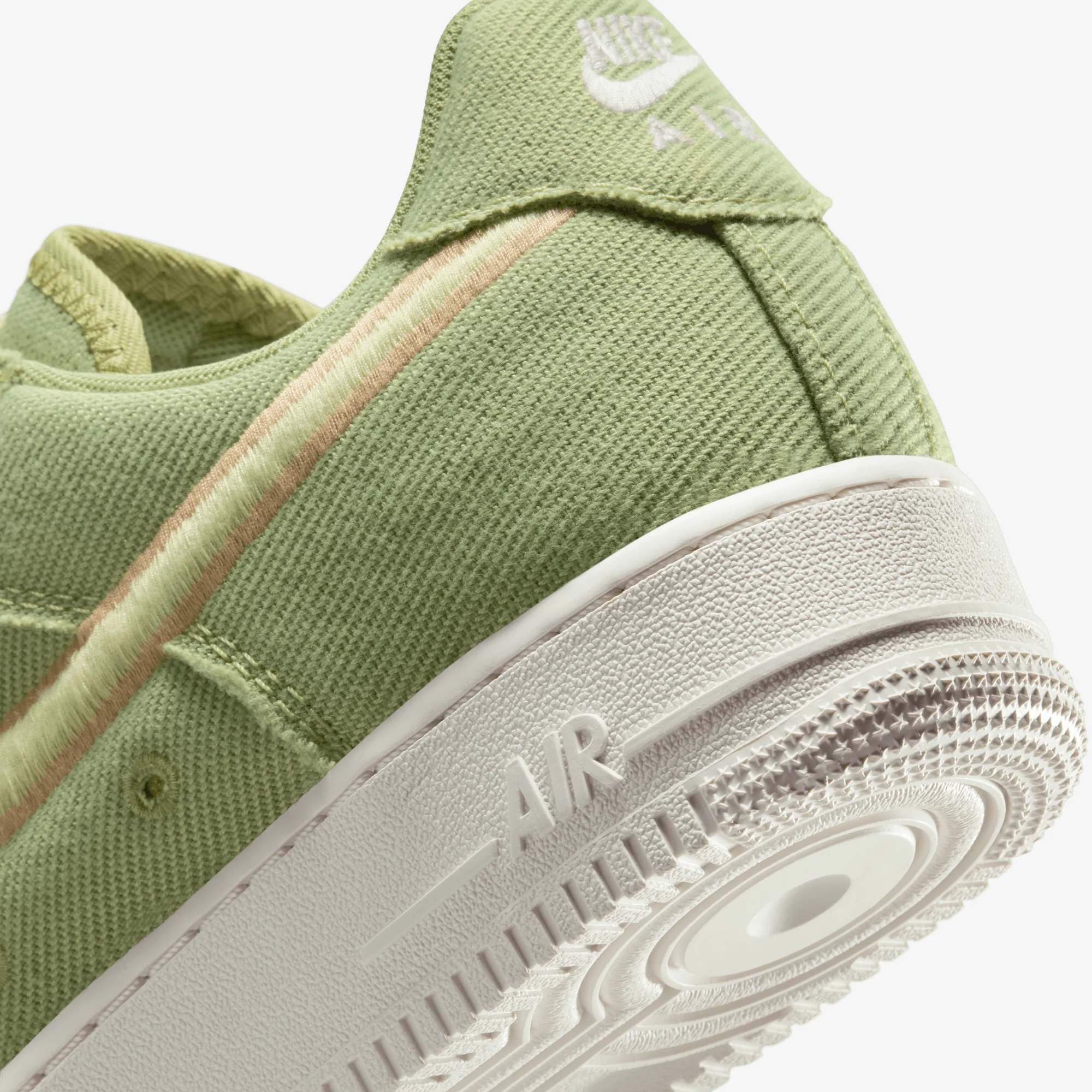NIKE | AIR FORCE 1 LOW CANVAS { DUSTY OLIVE/OLIVE AURA-HEMP-PHANTOM - Image 6