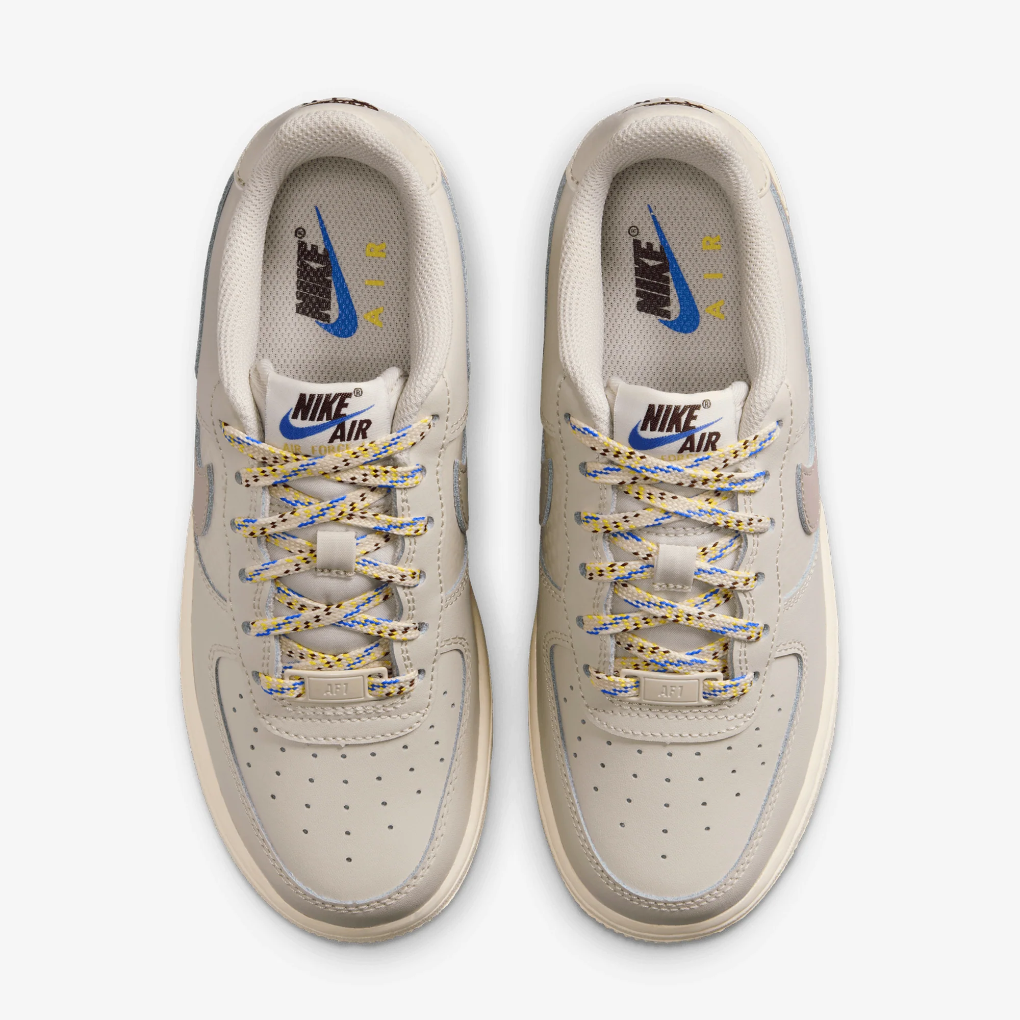 NIKE | AIR FORCE 1 LV8 1 (GS) { LT OREWOOD BRN/MALT-BURGUNDY CRUSH - Image 2
