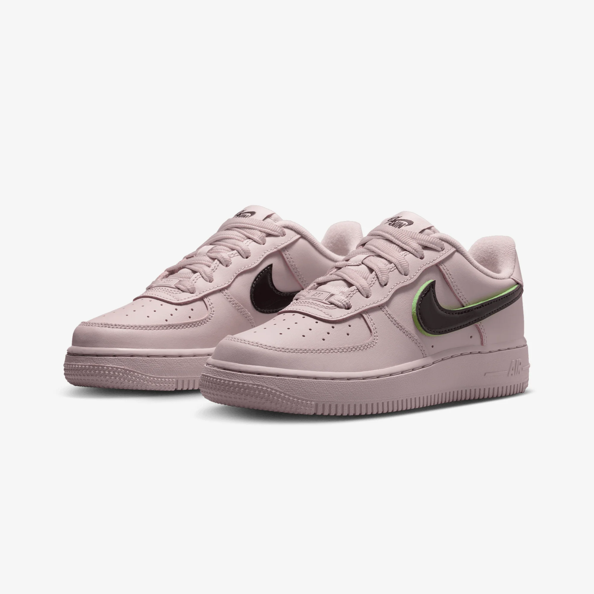 NIKE | AIR FORCE 1 LV8 { PARTICLE ROSE/VELVET BROWN-PARTICLE ROSE - Image 3