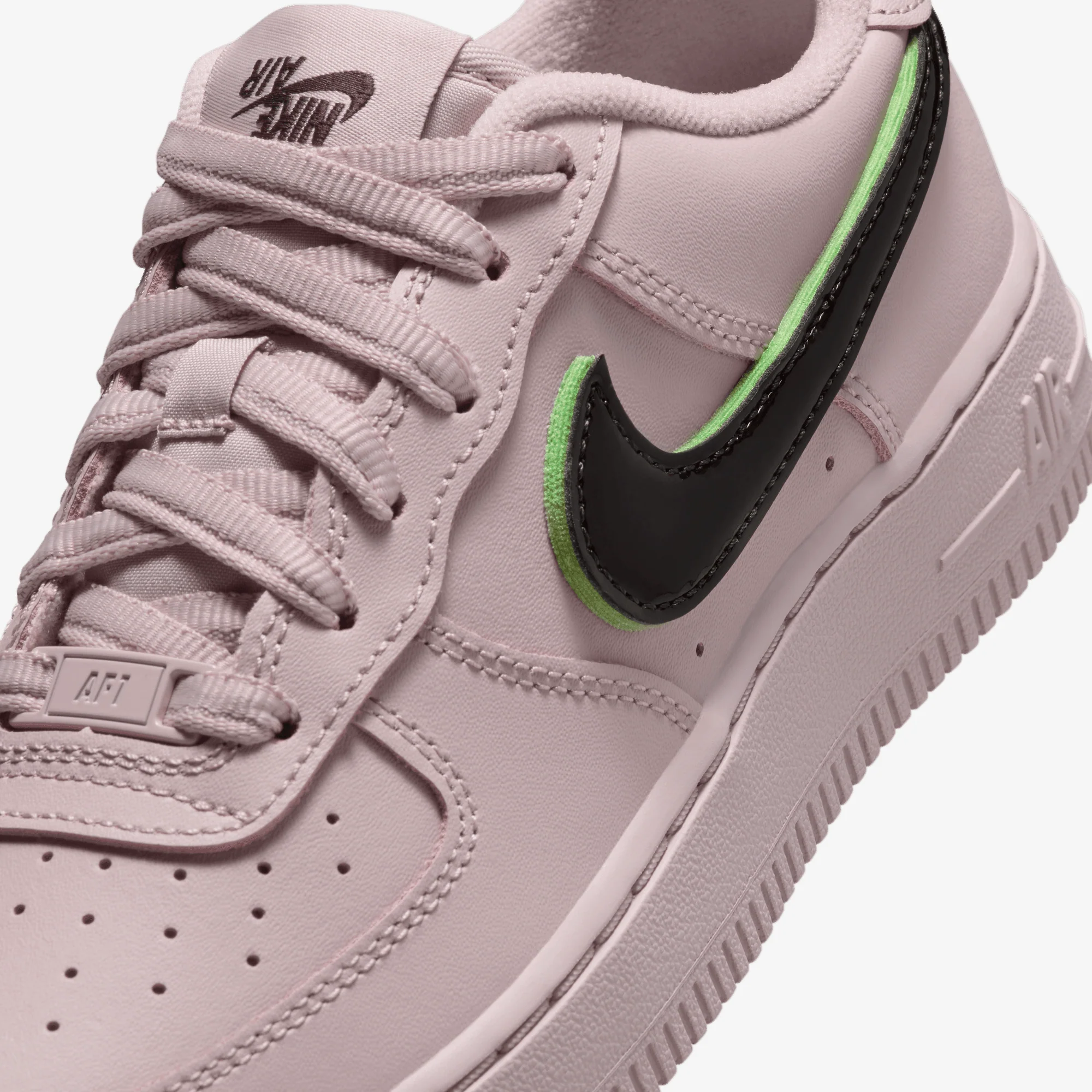 NIKE | AIR FORCE 1 LV8 { PARTICLE ROSE/VELVET BROWN-PARTICLE ROSE - Image 5