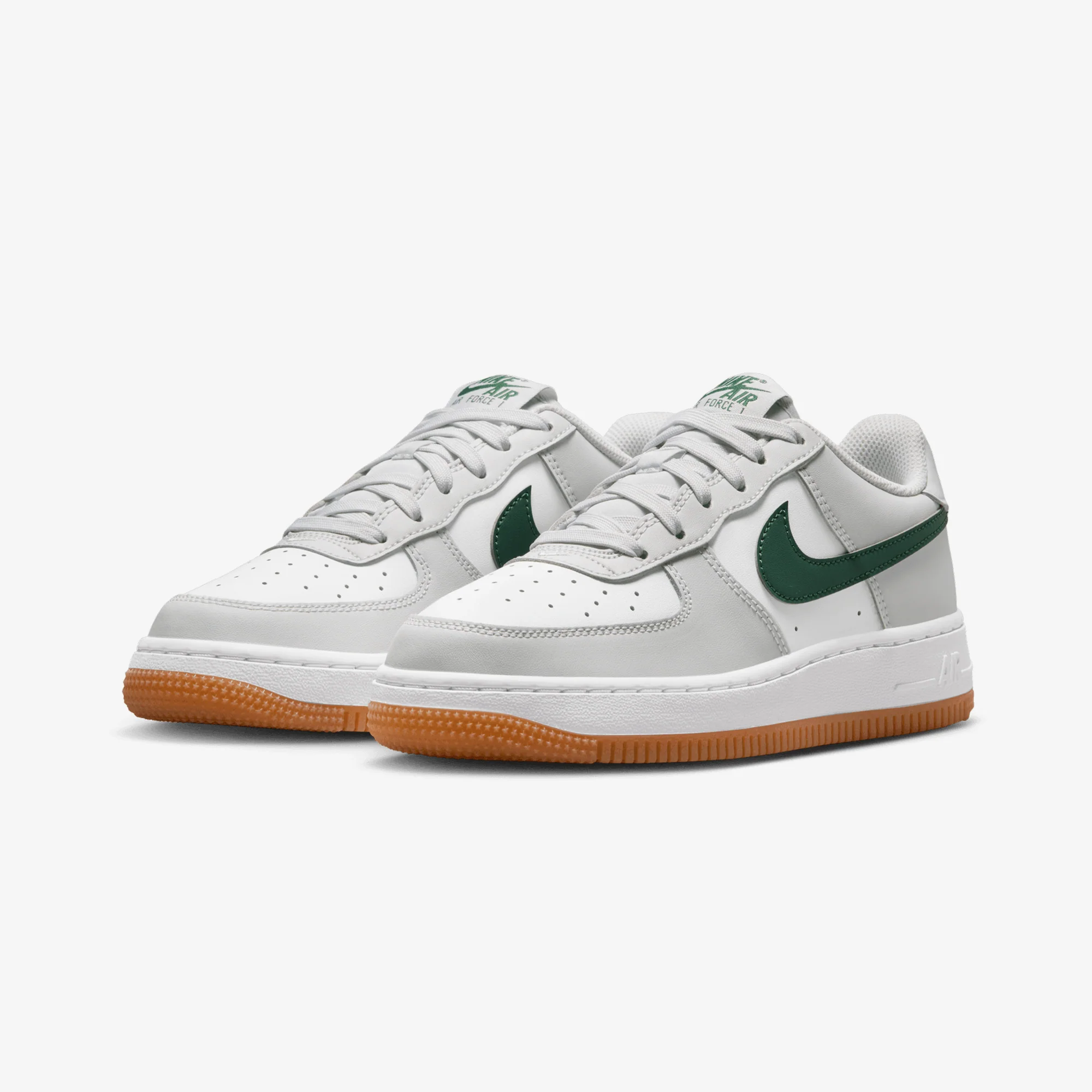 NIKE | AIR FORCE 1 { PHOTON DUST/WHITE-FIR-GUM MED BROWN - Image 3
