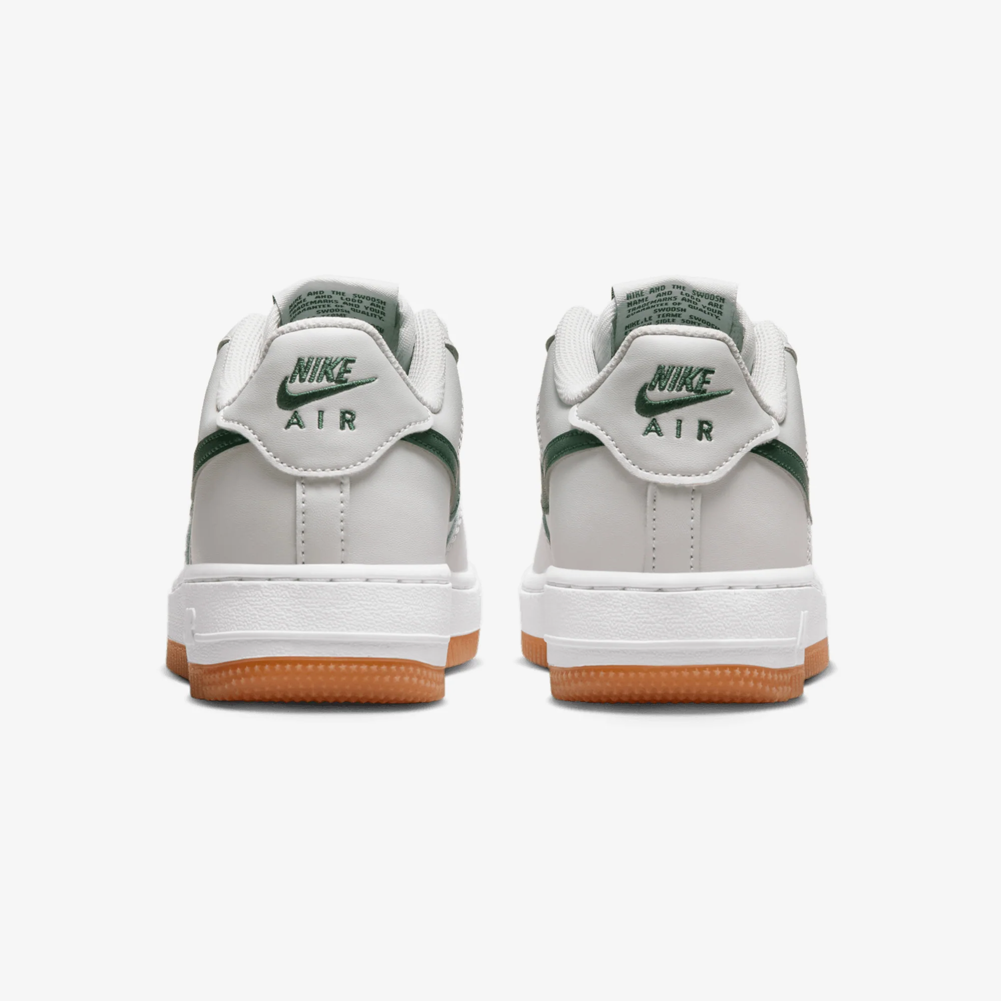 NIKE | AIR FORCE 1 { PHOTON DUST/WHITE-FIR-GUM MED BROWN - Image 4