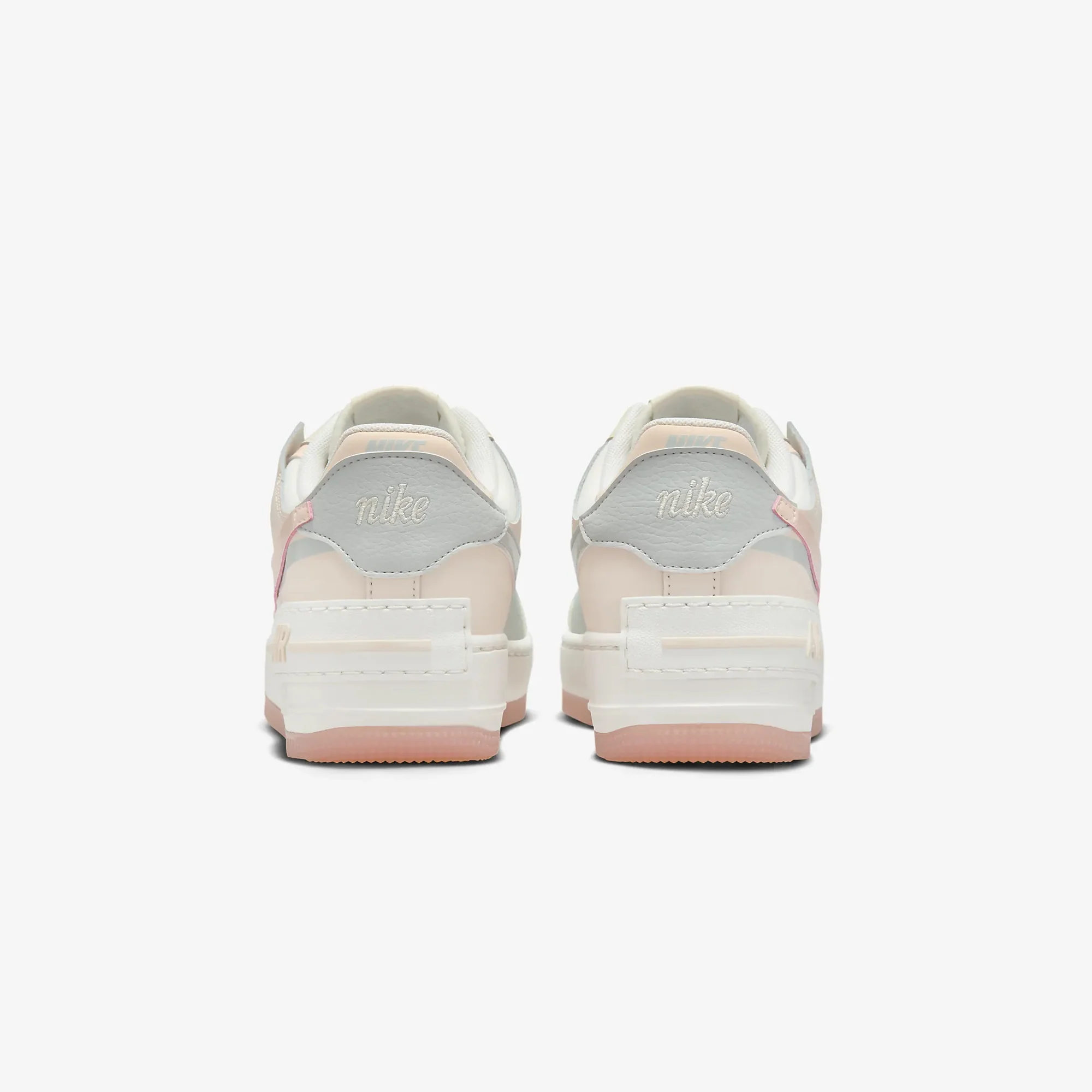 NIKE | AIR FORCE 1 SHADOW { COCONUT MILK/LIGHT SILVER/SAIL/CRIMSON TINT - Image 3