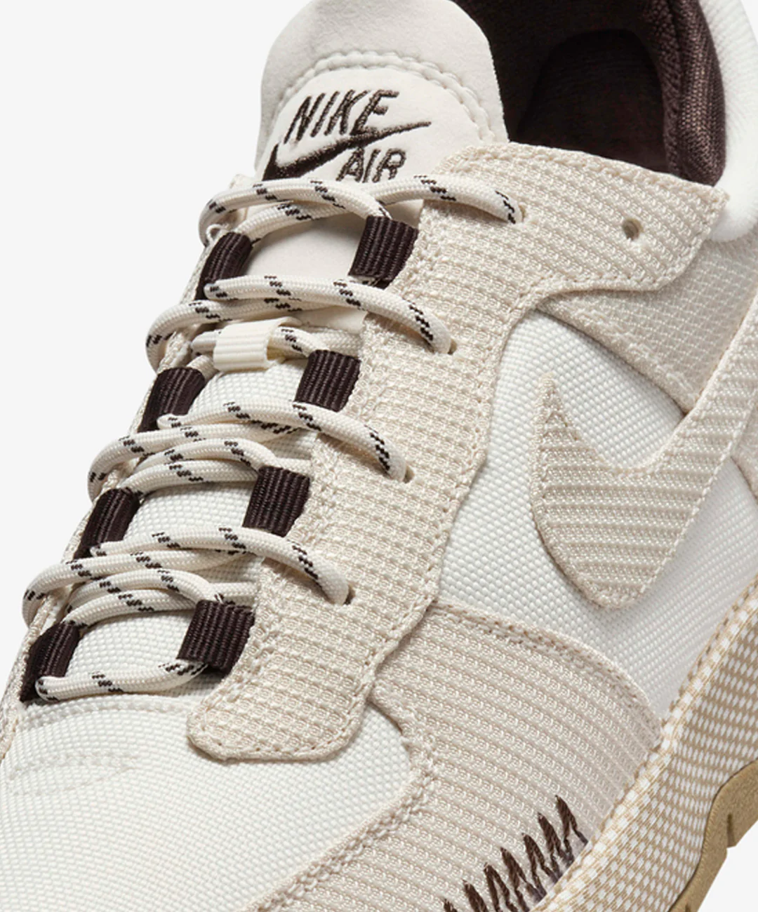 Nike | AIR FORCE 1 WILD { PHANTOM/PHANTOM-VELVET BROWN-KHAKI - Image 4