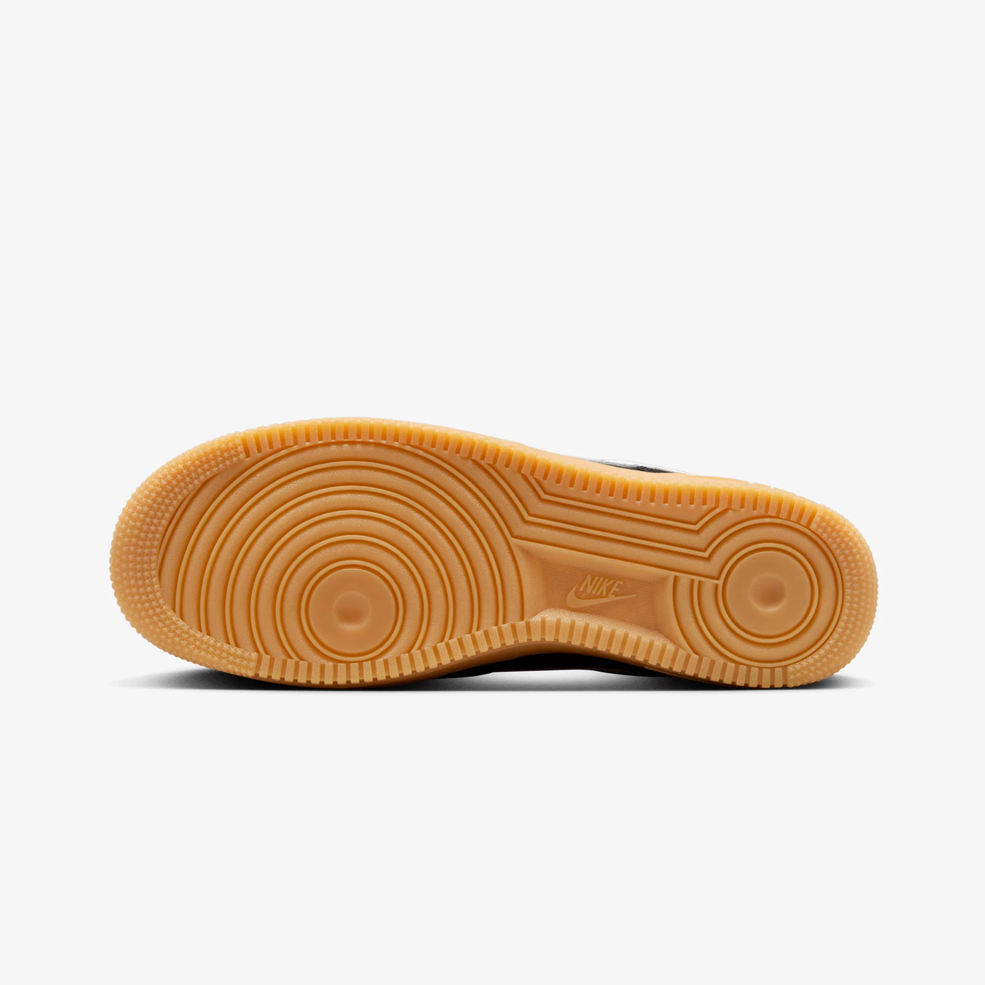 NIKE | AIR FORCE 1'07 LV8 { BLACK/SUMMIT WHITE-GUM LIGHT BROWN - Image 7