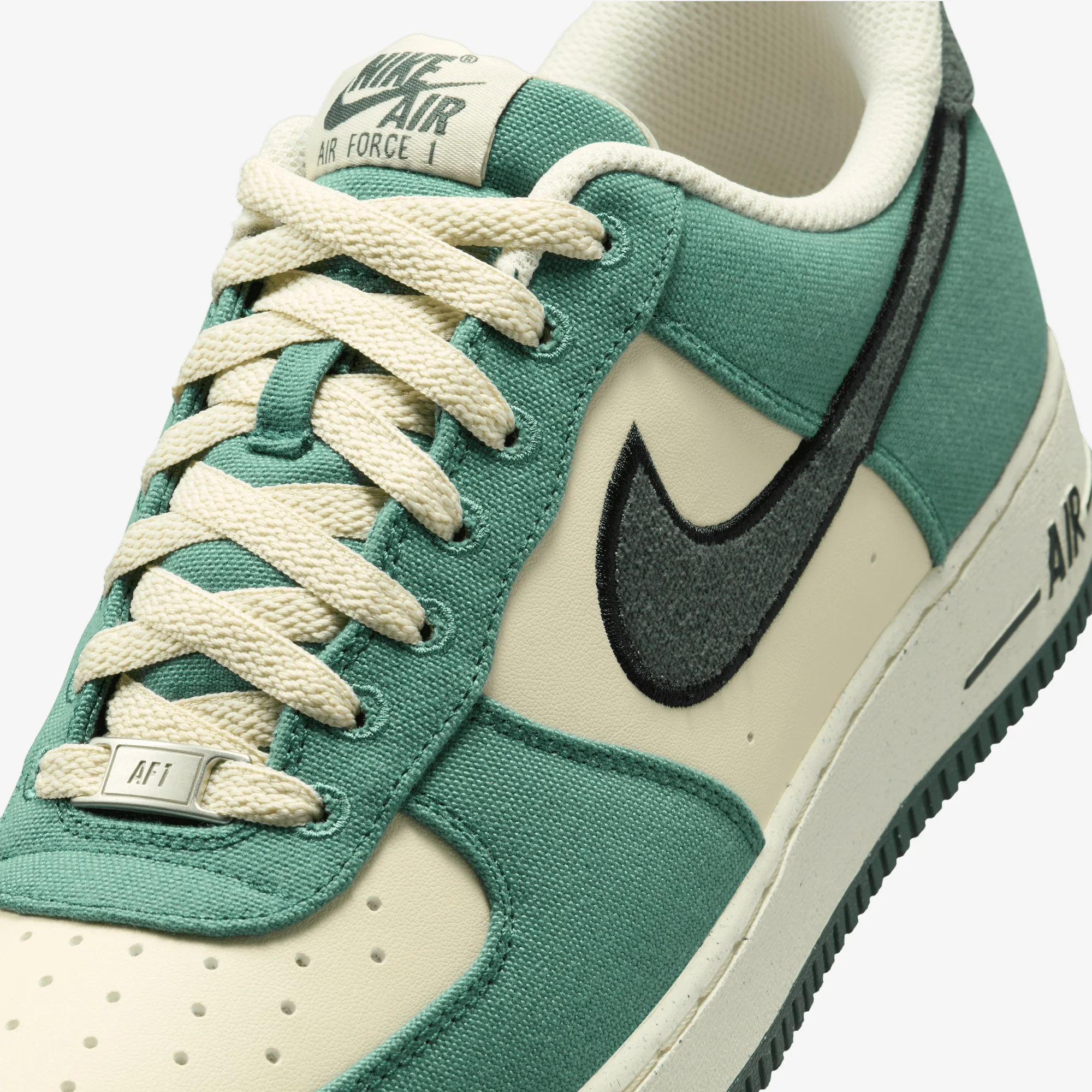 NIKE | AIR FORCE 1'07 LV8 { COCONUT MILK/VINTAGE GREEN-BICOASTAL - Image 5