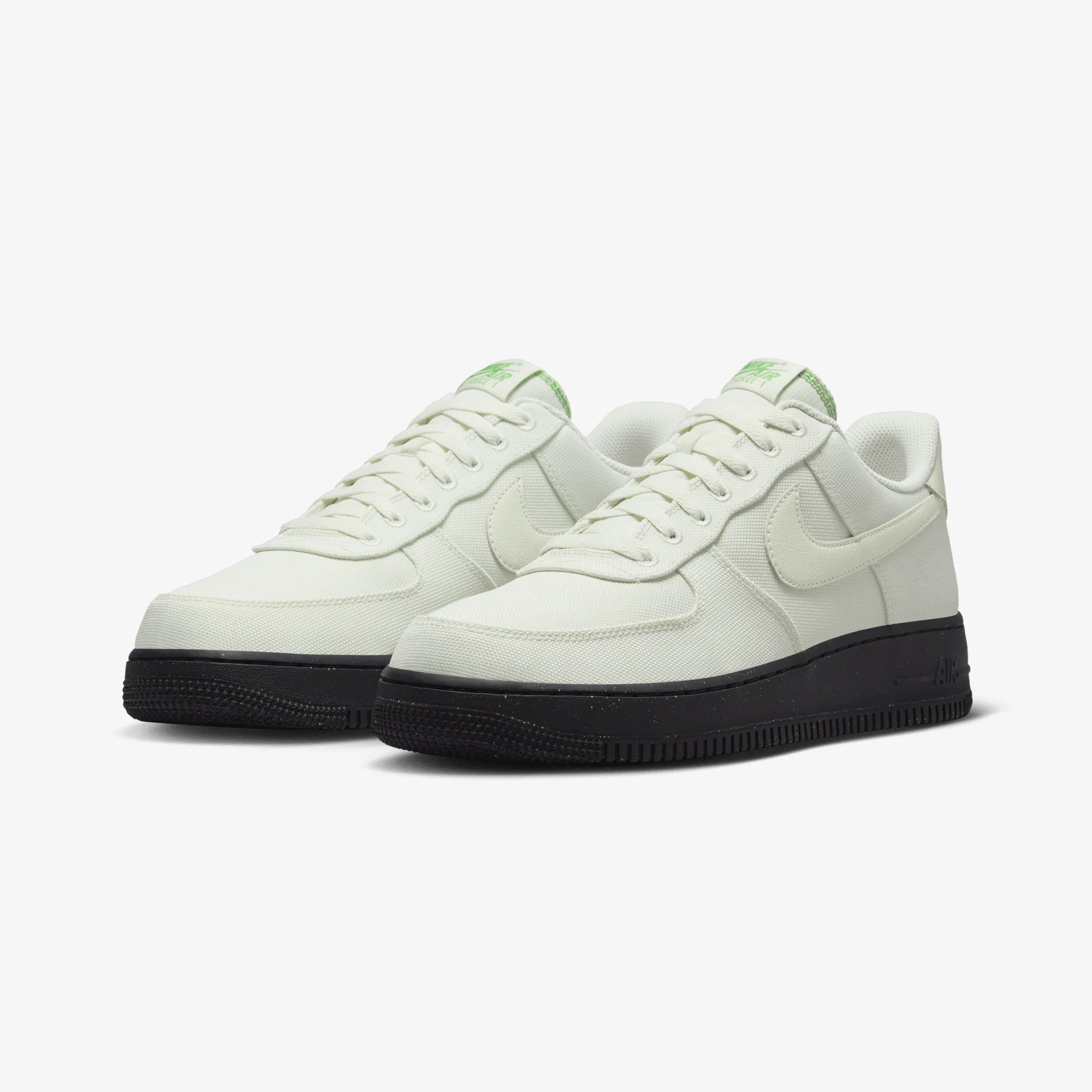 NIKE | AIR FORCE 1'07 LV8 { SEA GLASS/SEA GLASS-BLACK-CHLOROPHYLL - Image 3