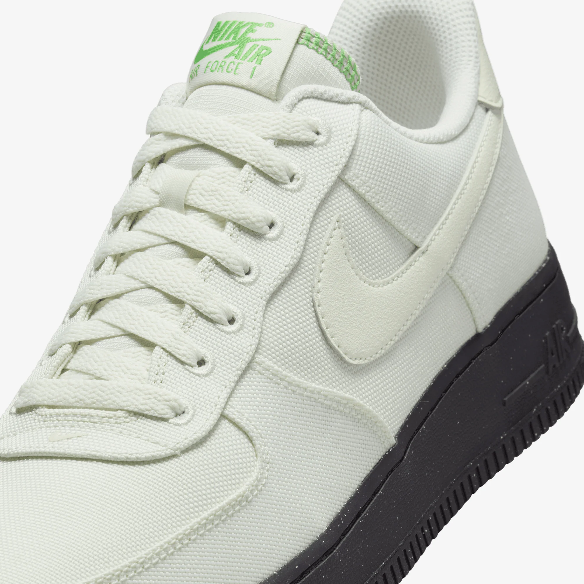 NIKE | AIR FORCE 1'07 LV8 { SEA GLASS/SEA GLASS-BLACK-CHLOROPHYLL - Image 5