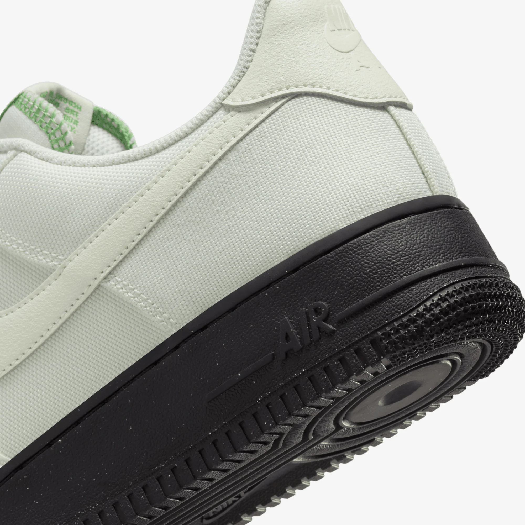 NIKE | AIR FORCE 1'07 LV8 { SEA GLASS/SEA GLASS-BLACK-CHLOROPHYLL - Image 6