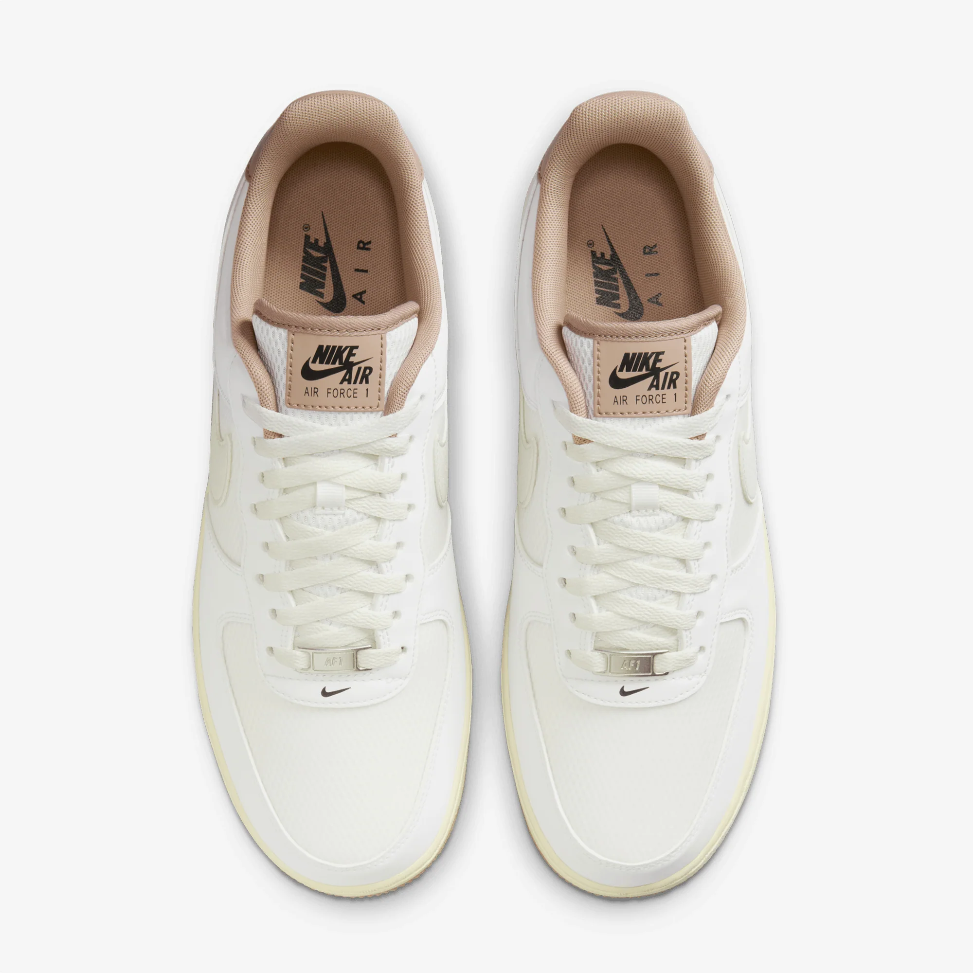 NIKE | AIR FORCE 1'07 LV8 { SUMMIT WHITE/SUMMIT WHITE-KHAKI - Image 2
