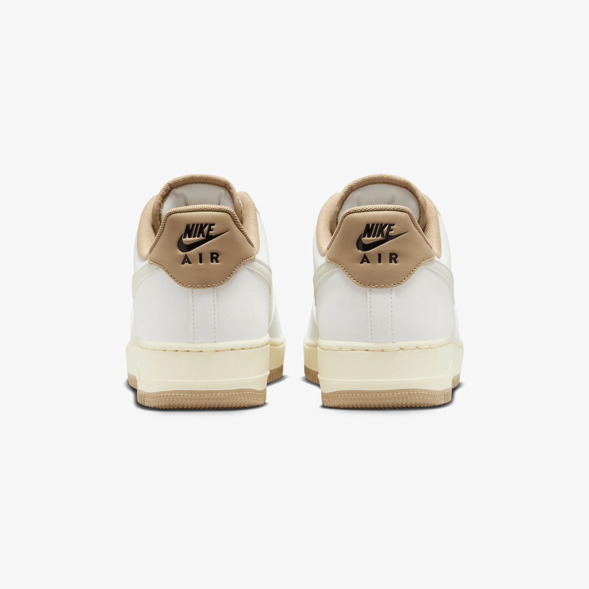 NIKE | AIR FORCE 1'07 LV8 { SUMMIT WHITE/SUMMIT WHITE-KHAKI - Image 4