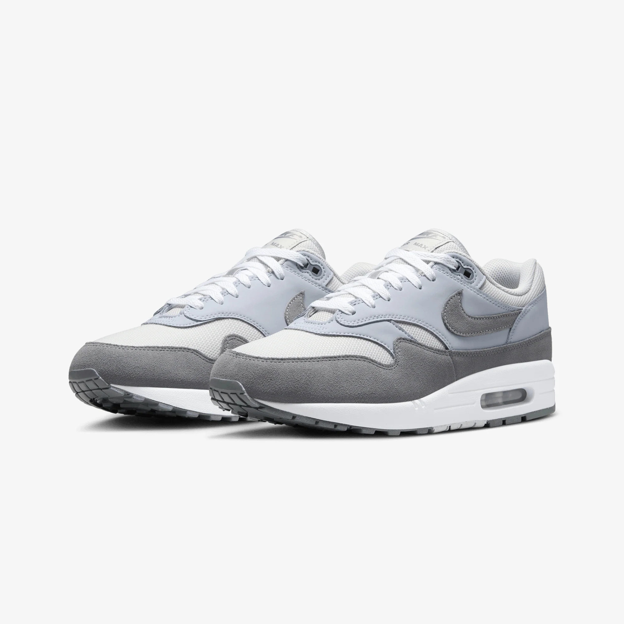 NIKE | AIR MAX 1 { PHOTON DUST/SMOKE GREY-WOLF GREY-WHITE - Image 3