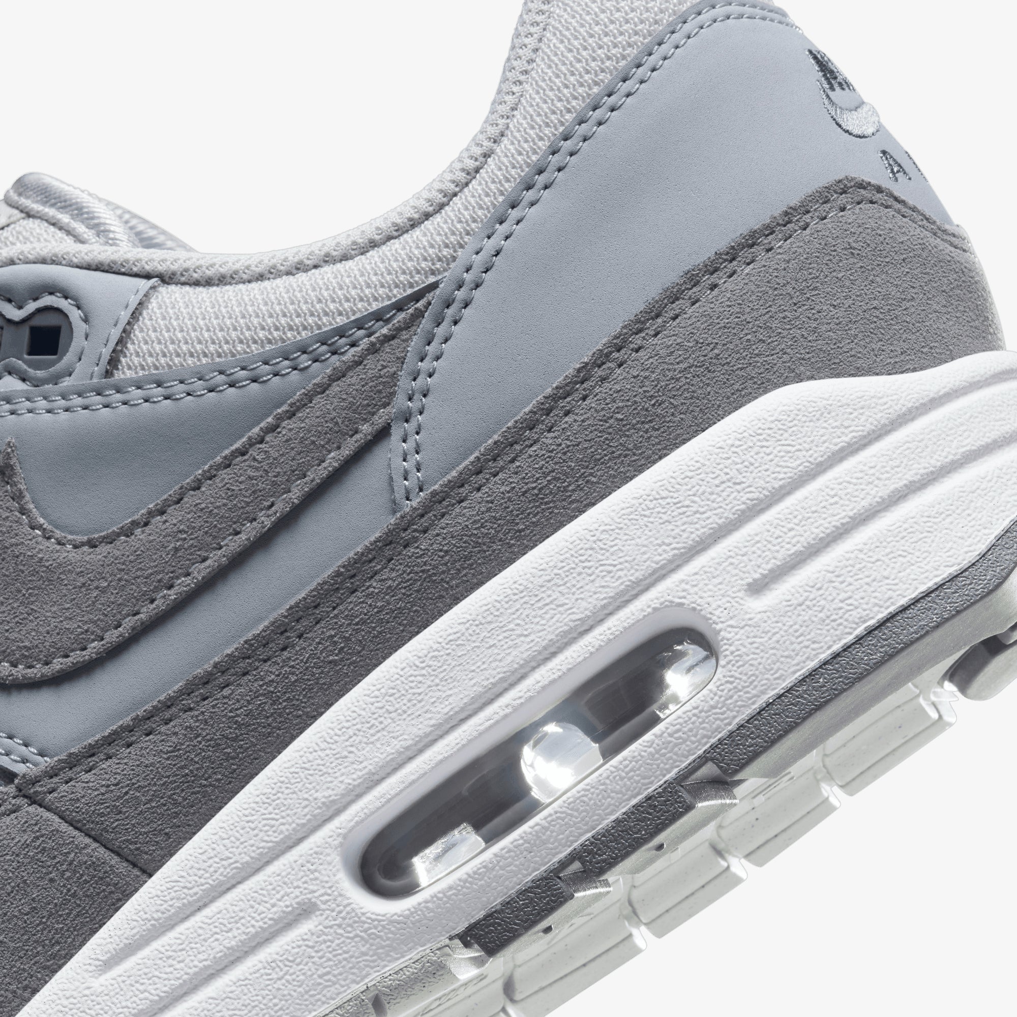 NIKE | AIR MAX 1 { PHOTON DUST/SMOKE GREY-WOLF GREY-WHITE - Image 6