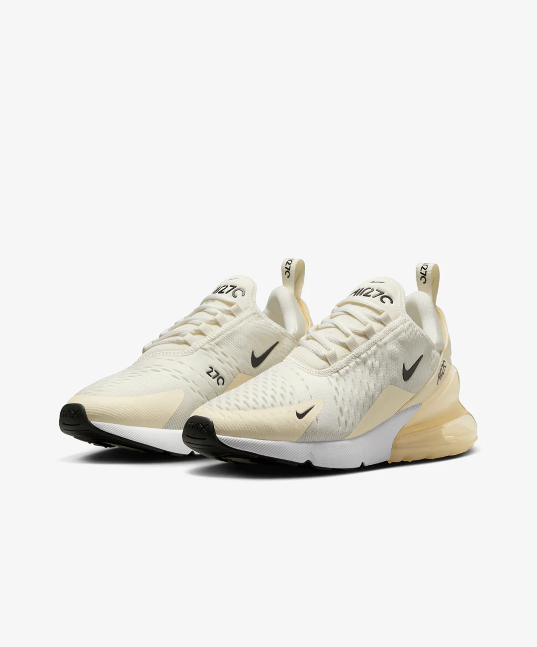 NIKE | AIR MAX 270 { SAIL/BLACK-COCONUT MILK-PALE IVORY - Image 3