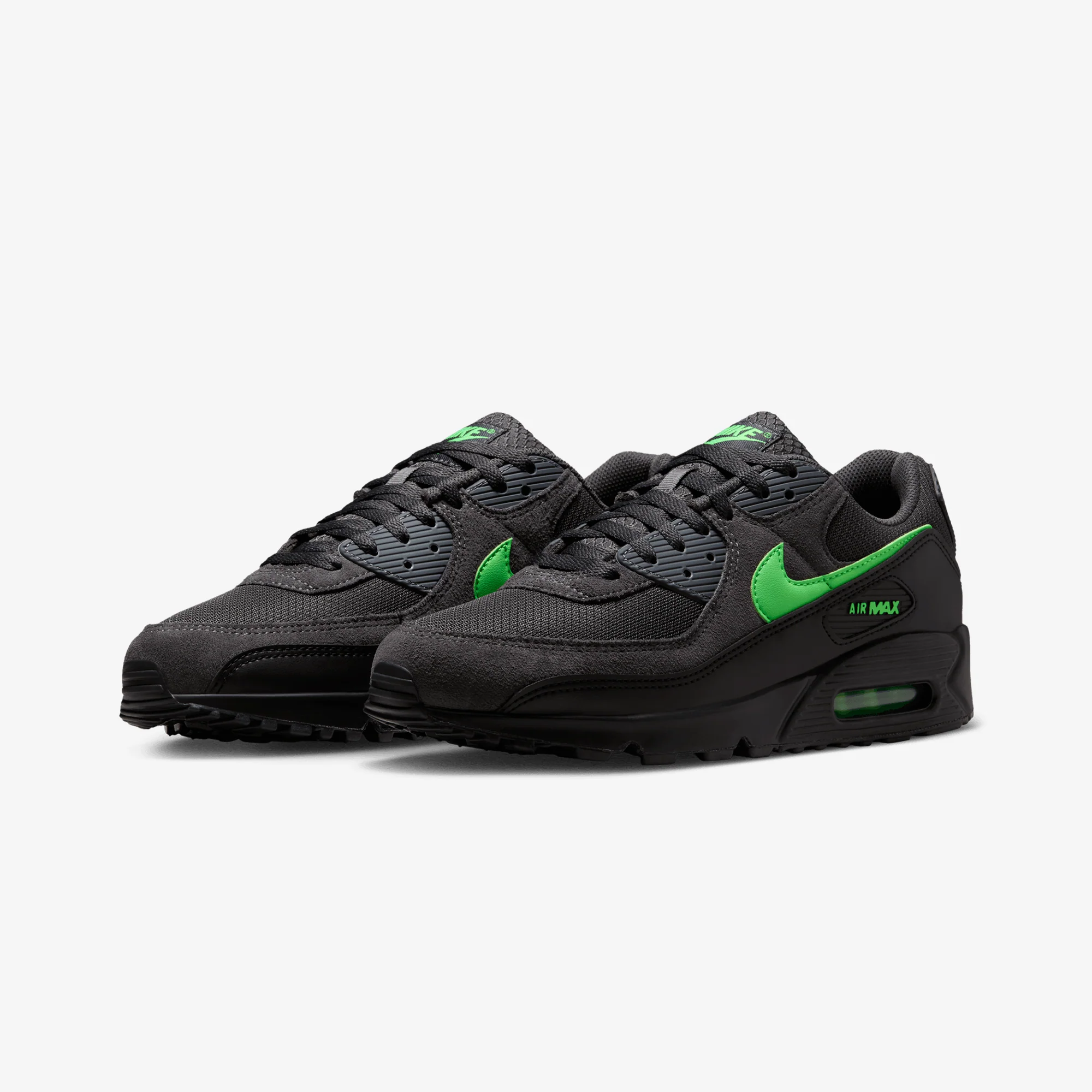 Nike | AIR MAX 90 { ANTHRACITE/GREEN STRIKE-BLACK - Image 3